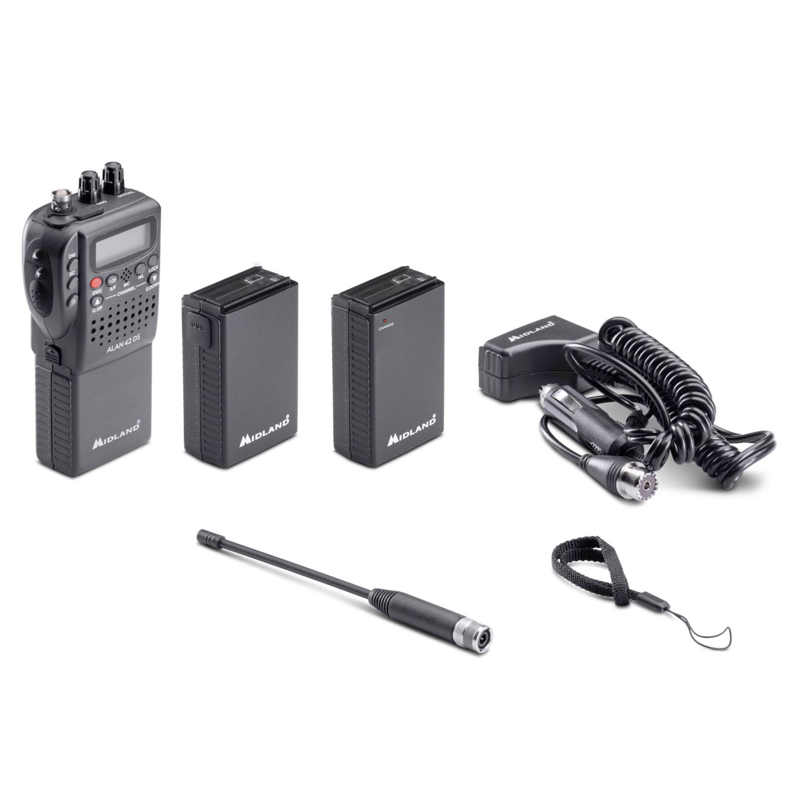Alan 42 DS, CB-Funk Handgerät Power Bundle X - Bild 1