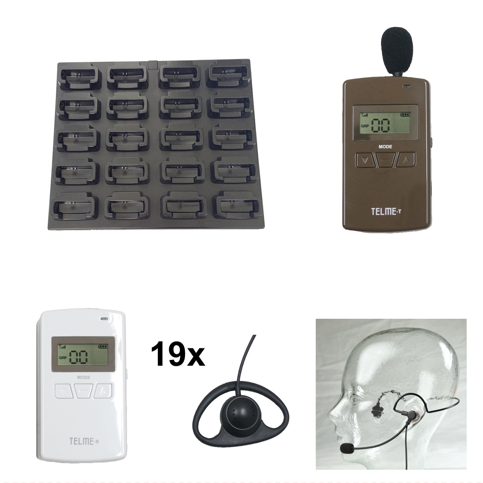 TelMe 20er Set, Ladeschalen für stationären Betrieb X