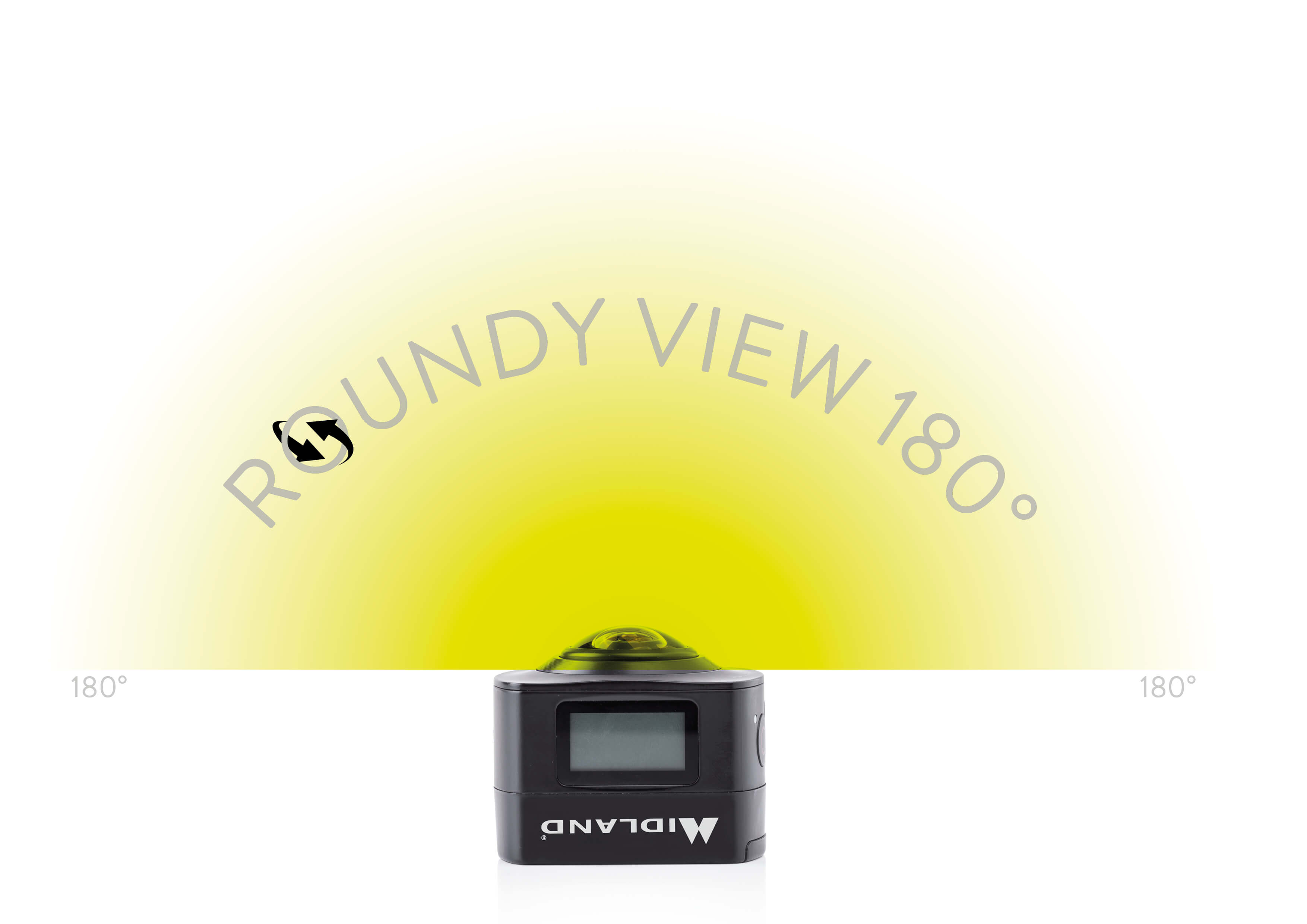 Midland H180 Videokamera, 180° Full HD - Bild 4