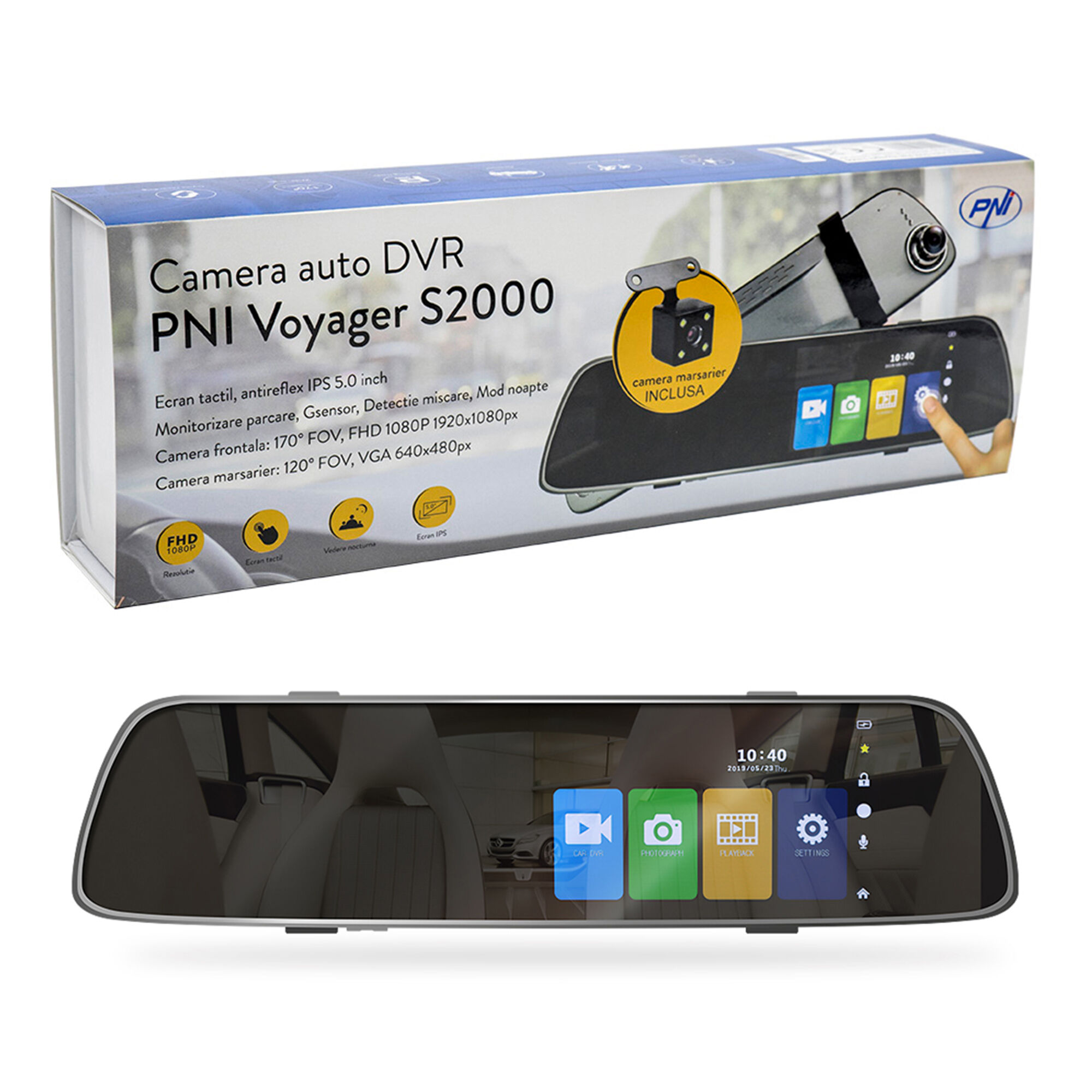 PNI Voyager S2000 Full HD-Autokamera 