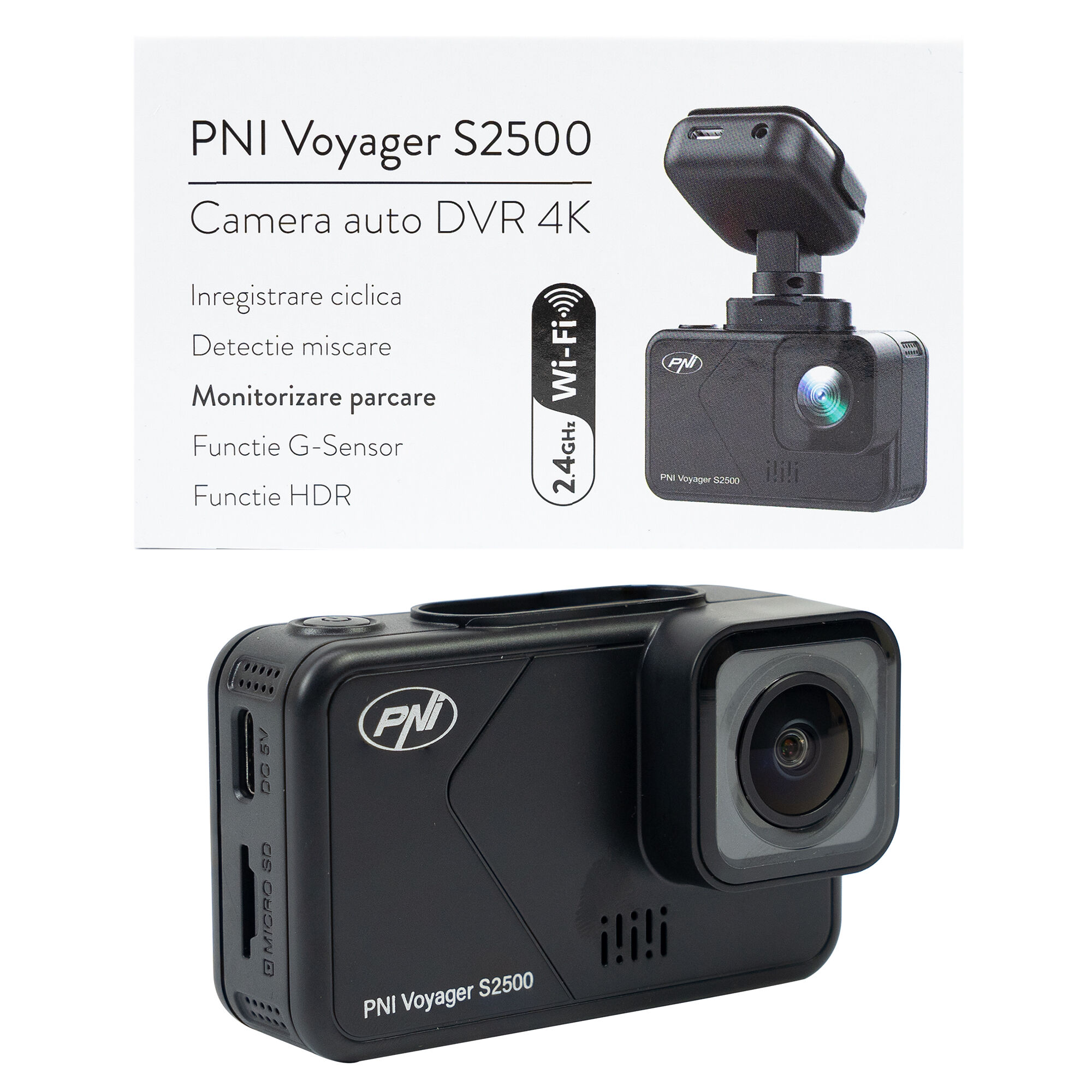 Auto-DVR-Kamera PNI Voyager S2500 WiFi