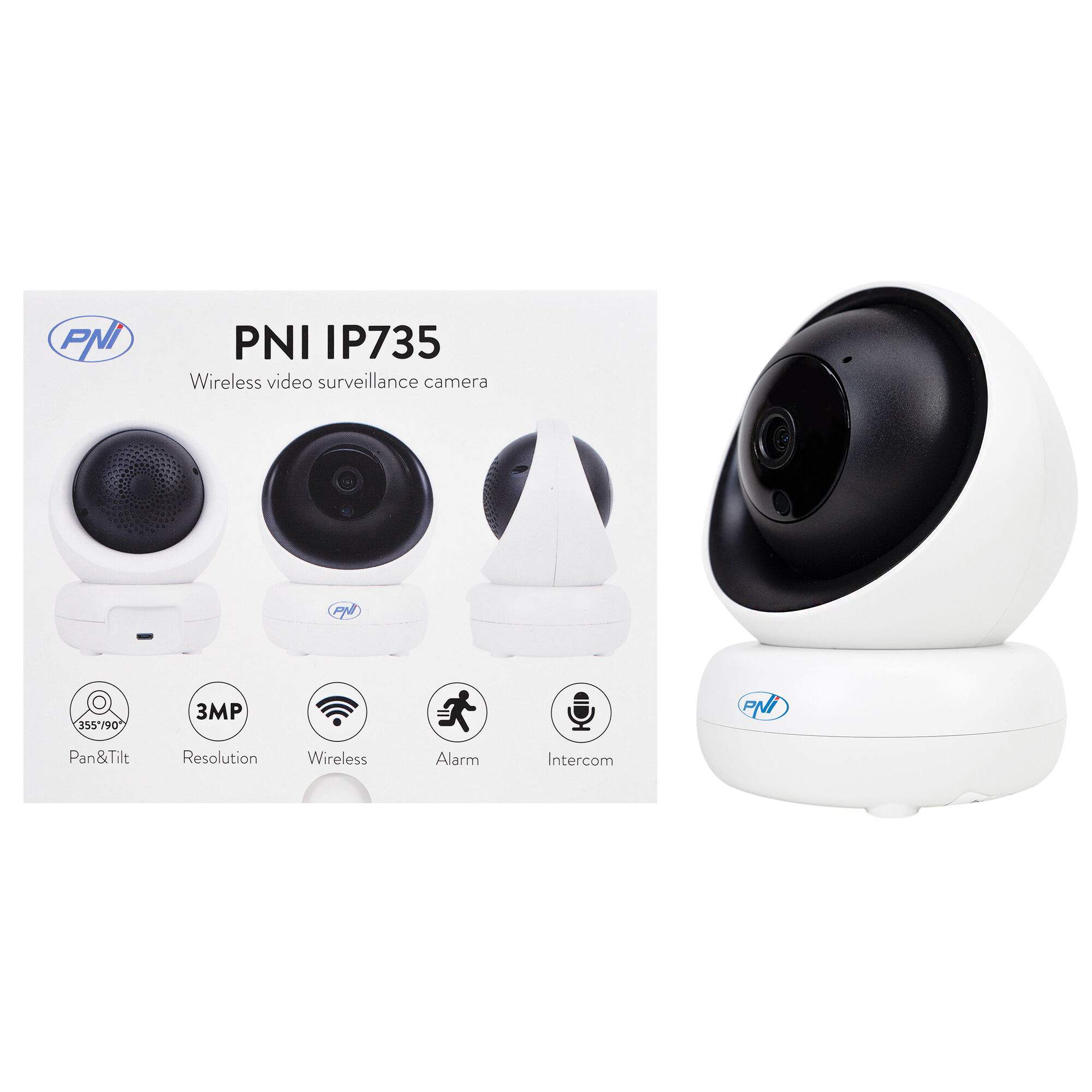 PNI IP735 3Mp Videoüberwachungskamera 