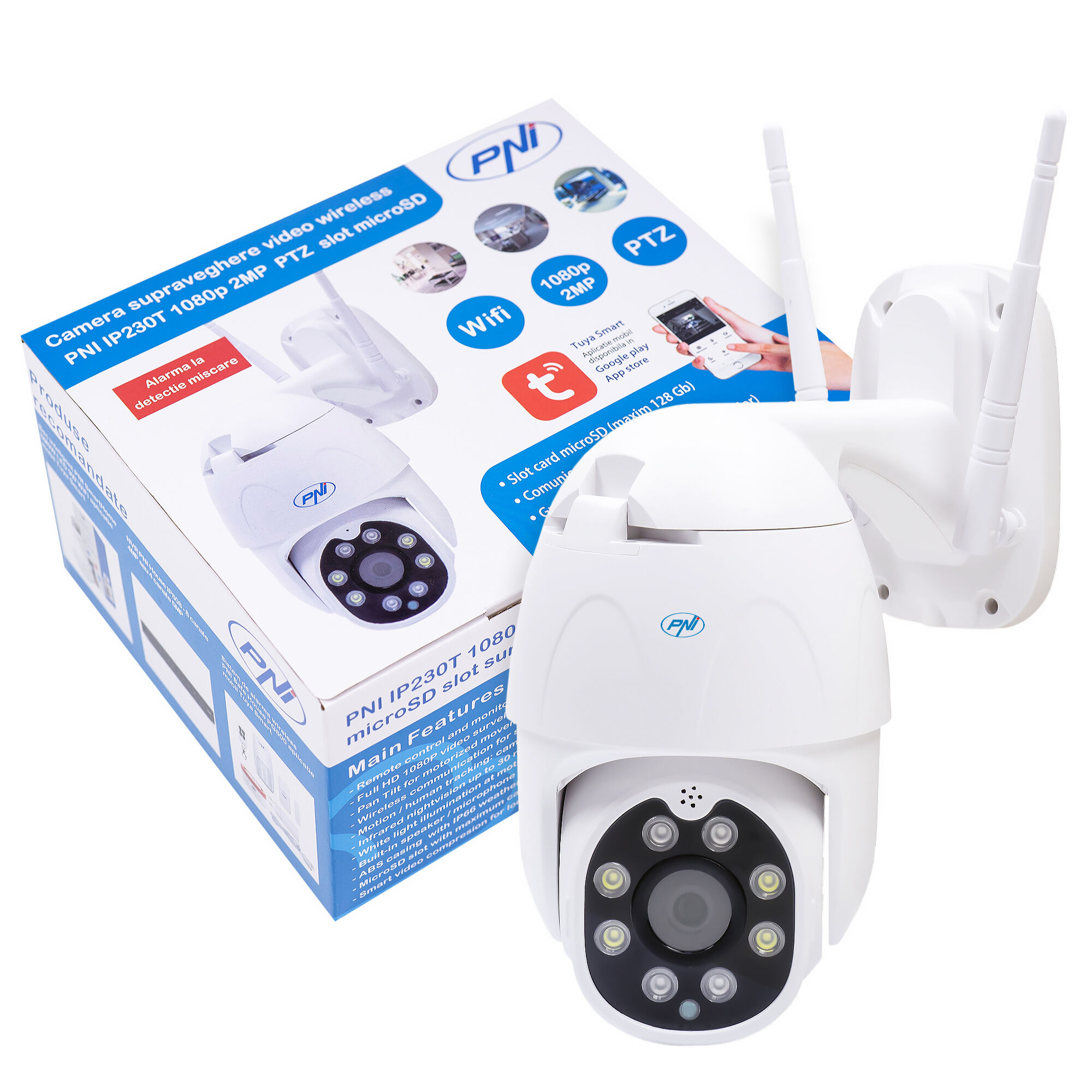 PNI IP230T 1080P drahtlose Videoüberwachungskamera mit PTZ