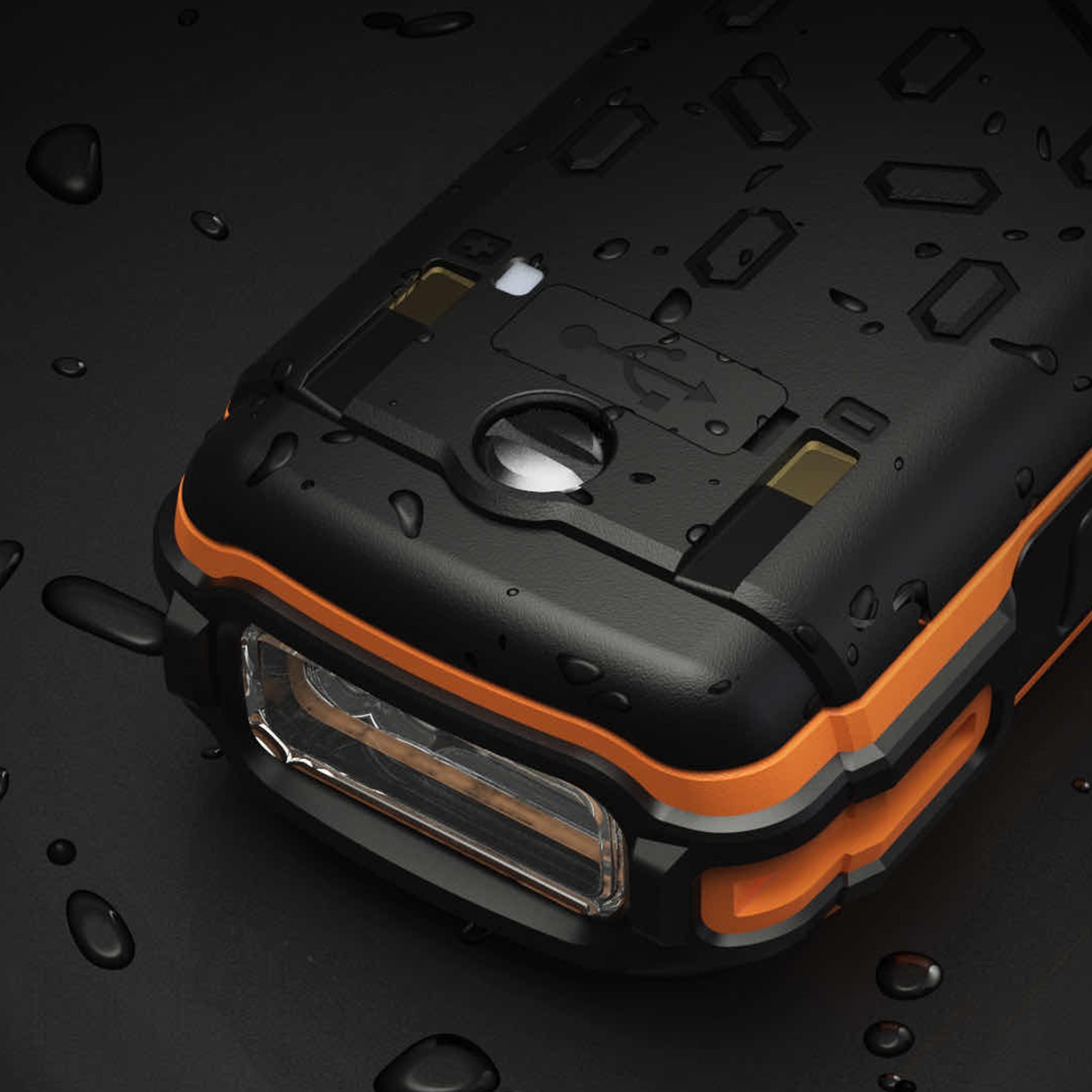  Albrecht Tectalk Duo, PMR446 + Freenet (1W), Orange inkl. Standlader, 2000mAh Akku, Gürtelclip X - Bild 6