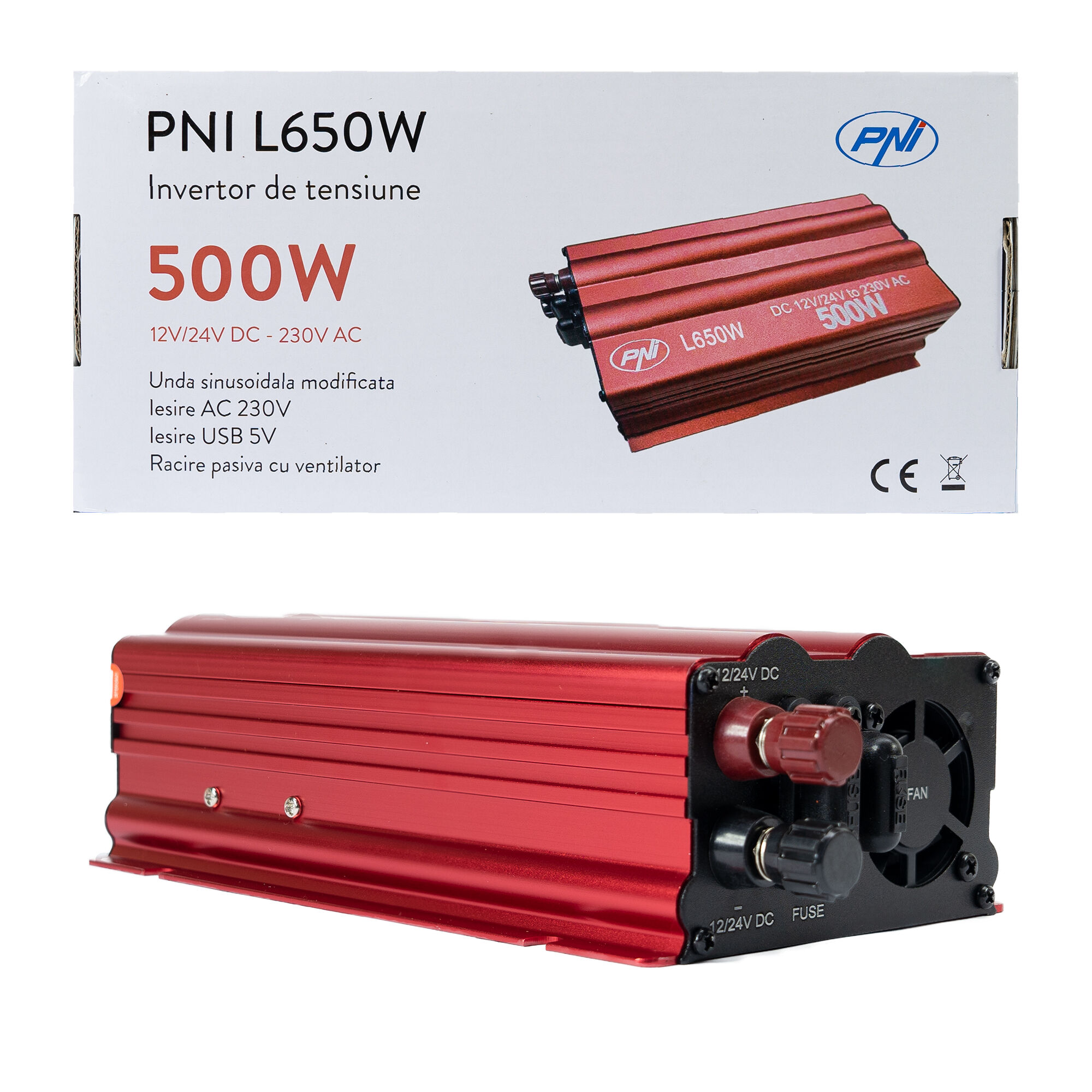 Spannungswandler PNI L650W duales Netzteil 12V/24V