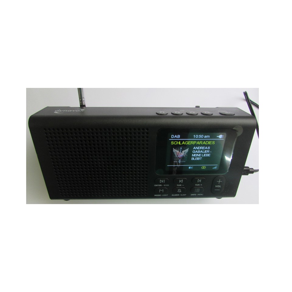 Dynavox DBT200 Digitalradio mit BT und Weckfunktion 