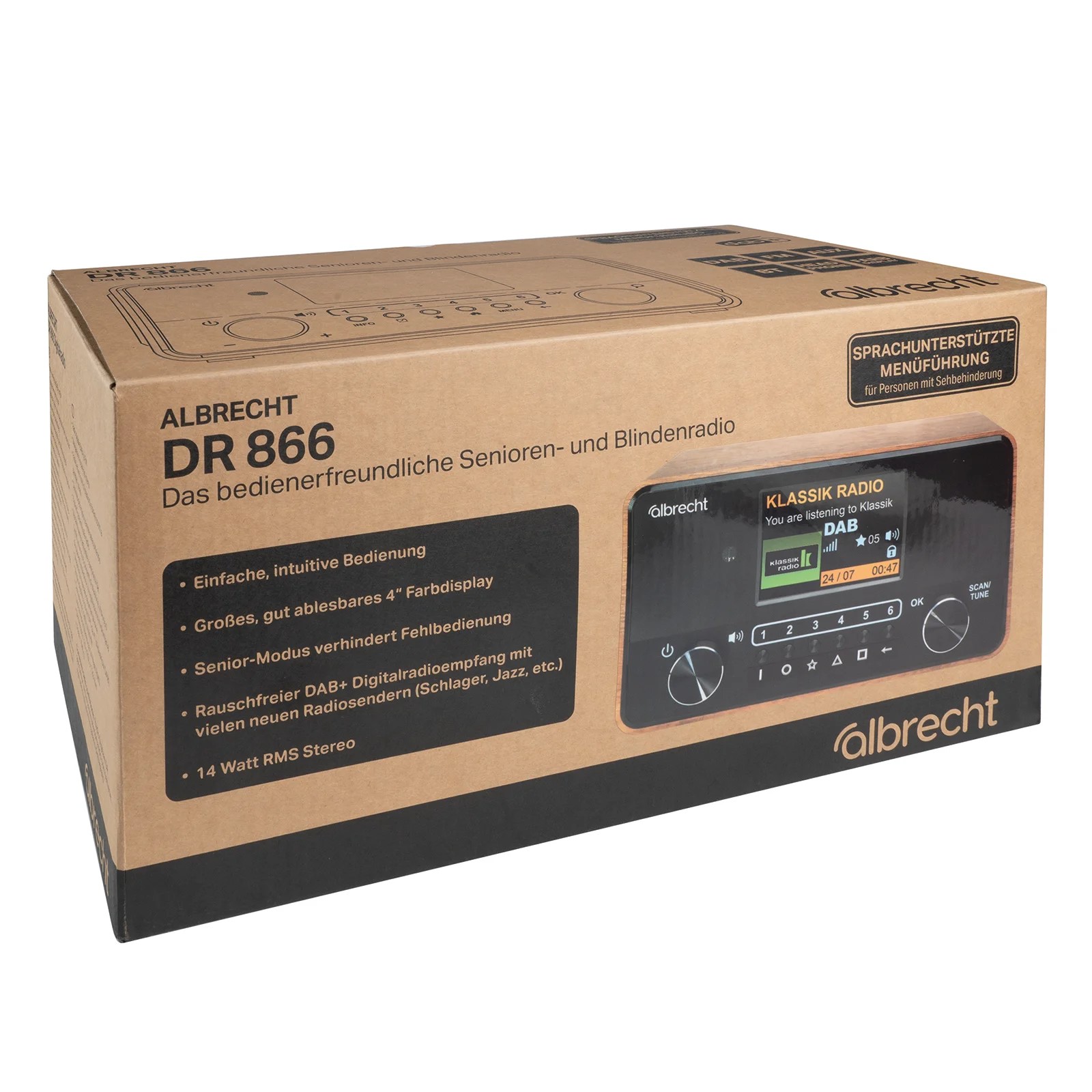 Albrecht DR 866 Senioren- und Blindenradio X - Bild 4