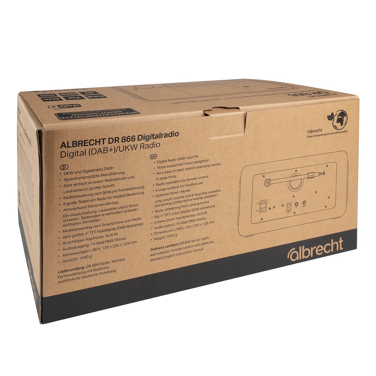 Albrecht DR 866 Senioren- und Blindenradio X - Bild 5