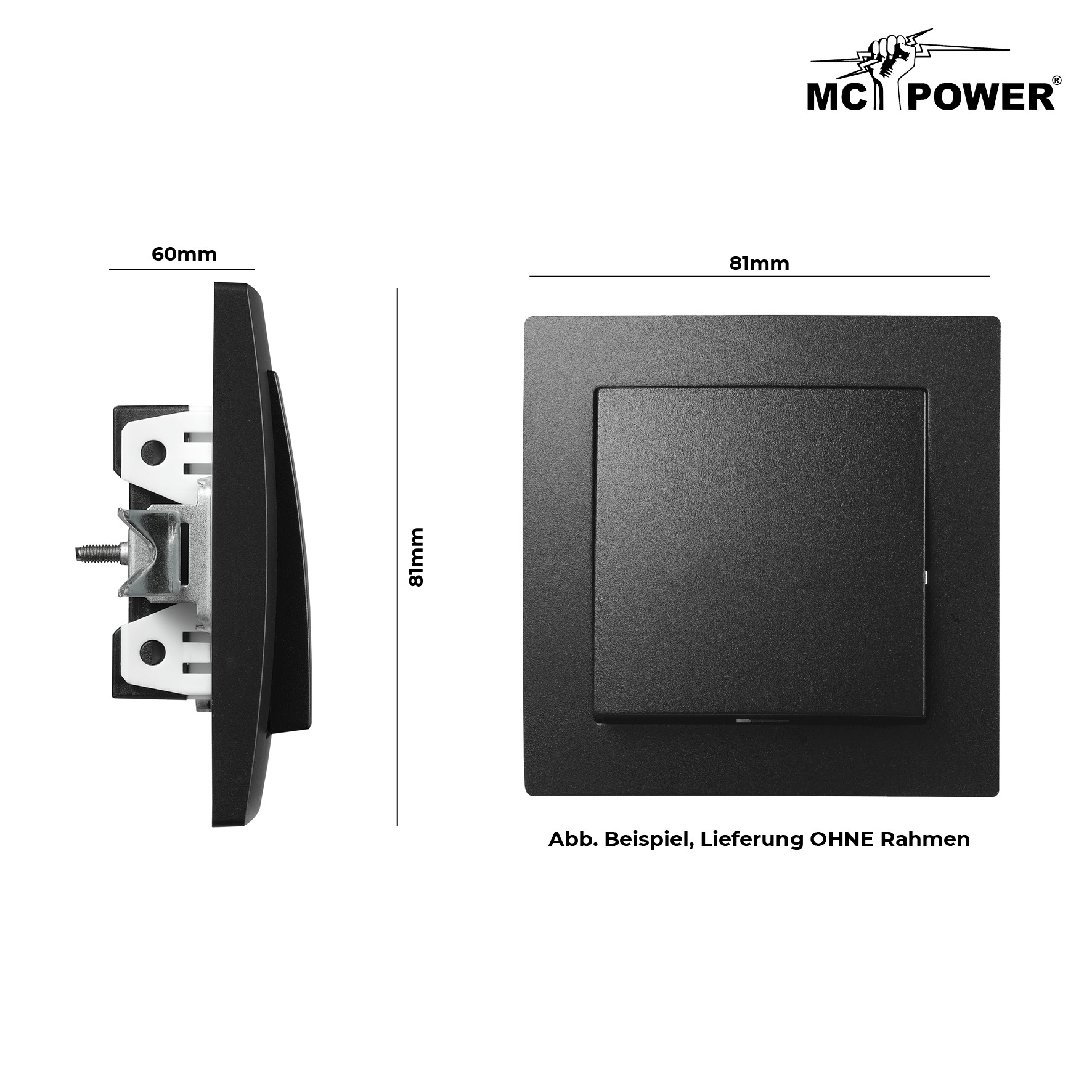 Taster McPower "Flair", SW - Bild 2