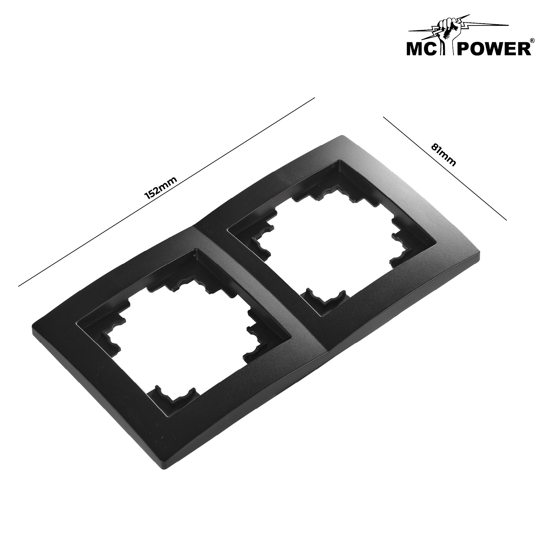 Rahmen McPower "Flair", SW - Bild 2