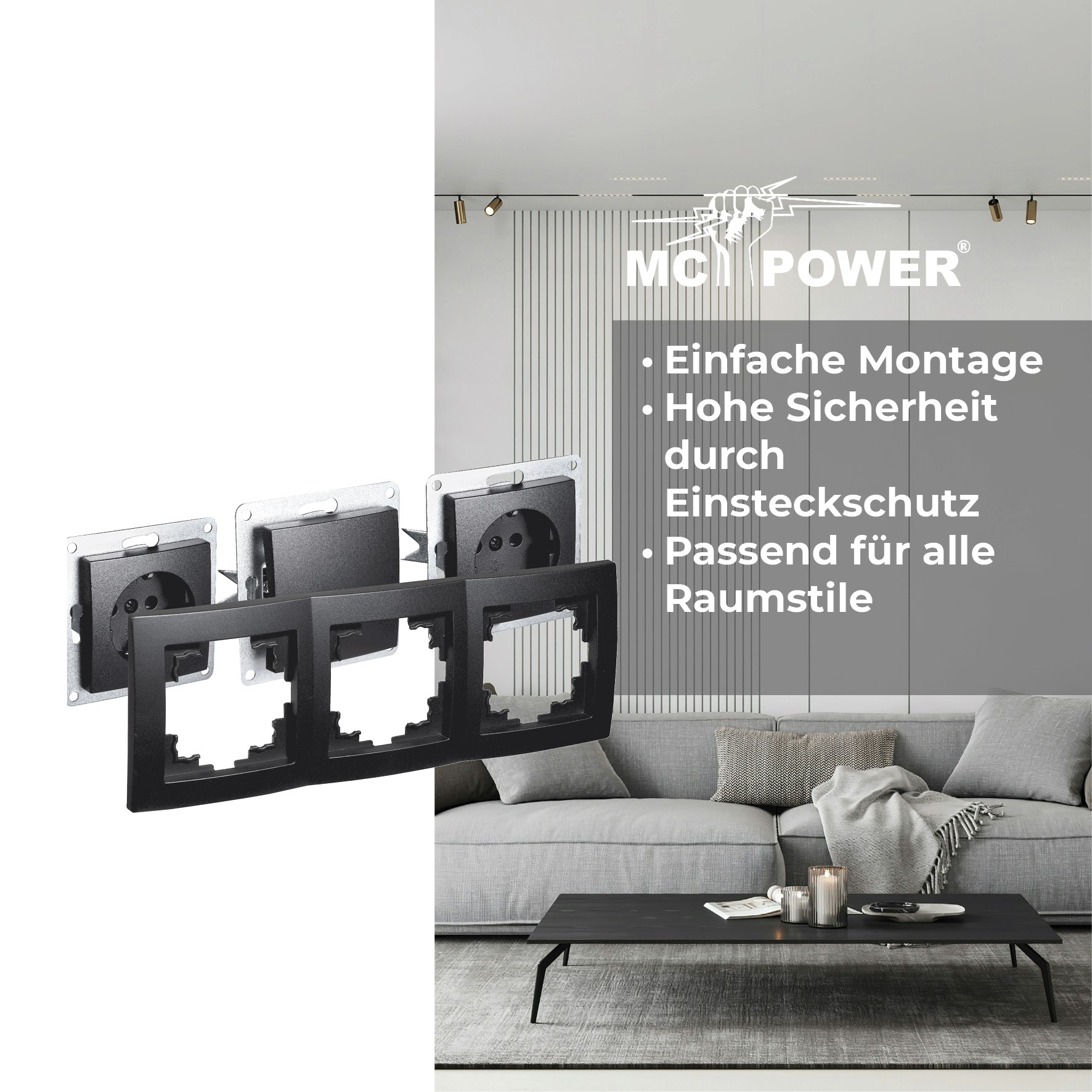 Rahmen McPower "Flair", SW - Bild 2