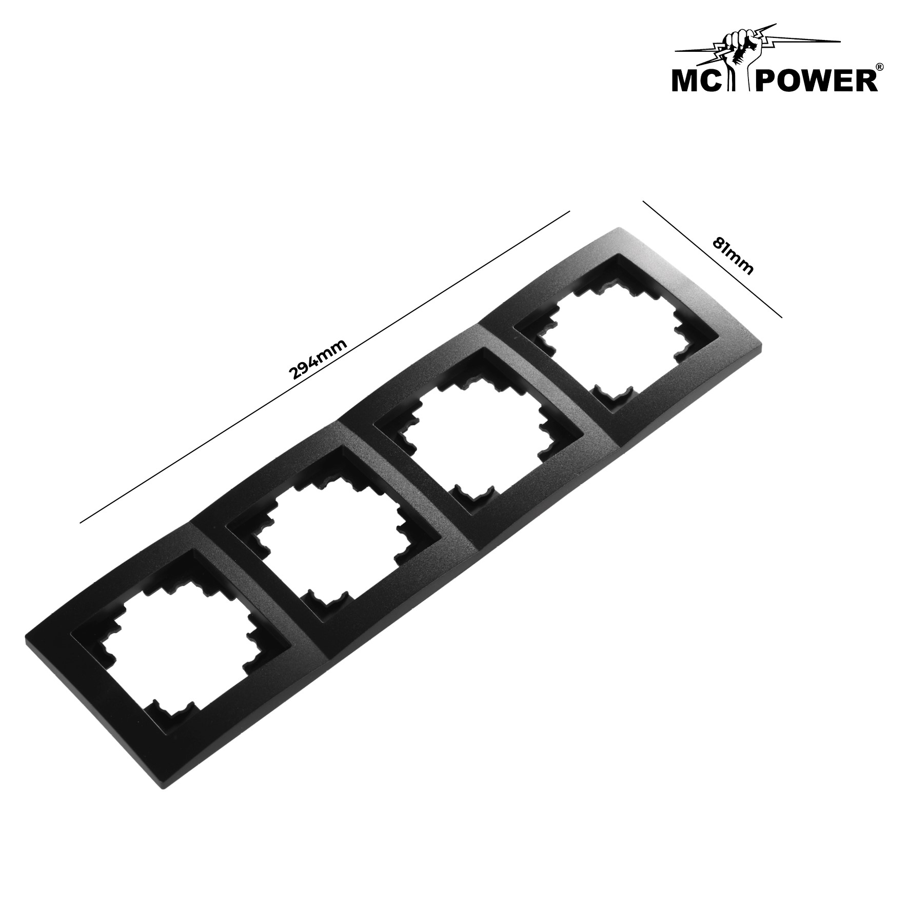Rahmen McPower "Flair", SW - Bild 1