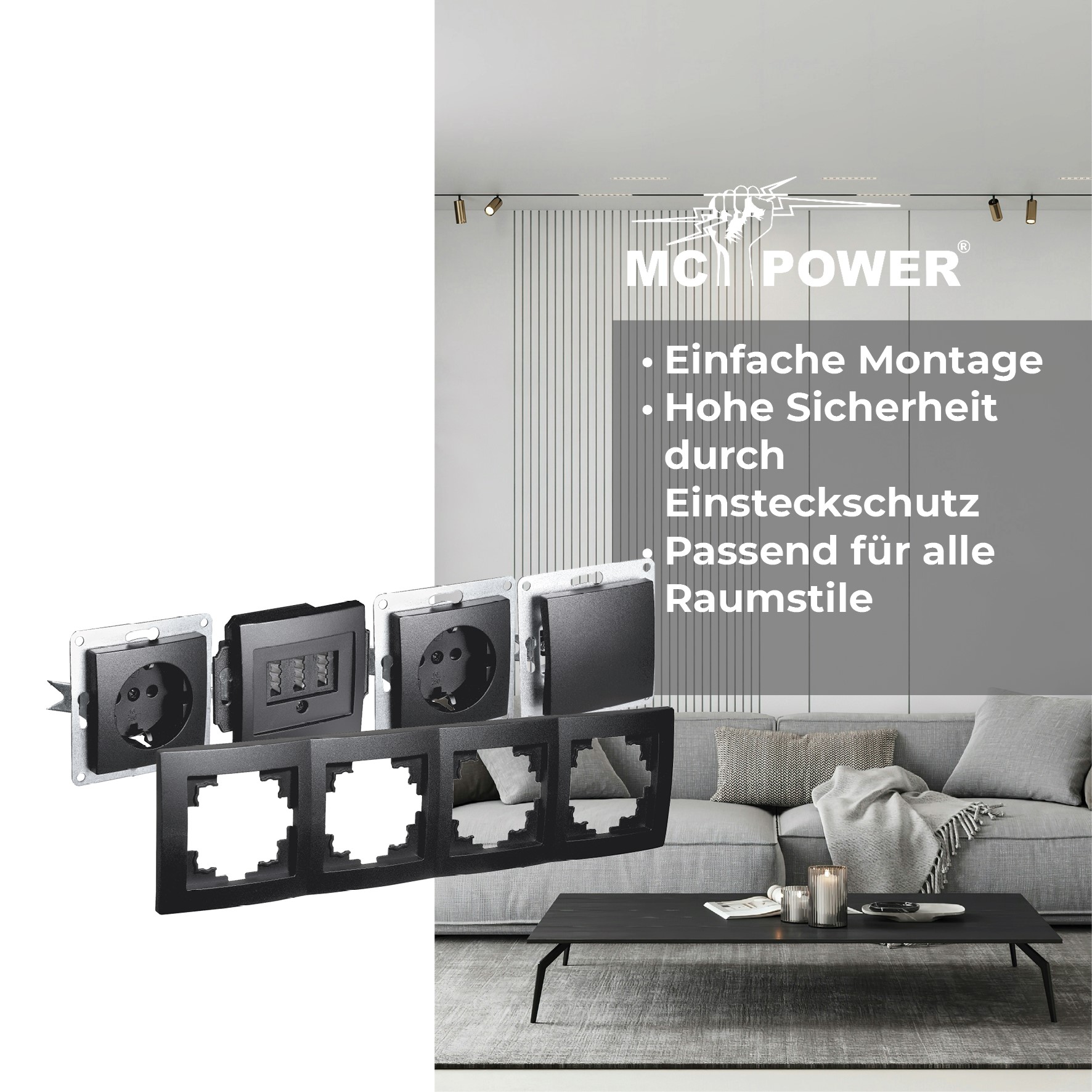 Rahmen McPower "Flair", SW - Bild 2