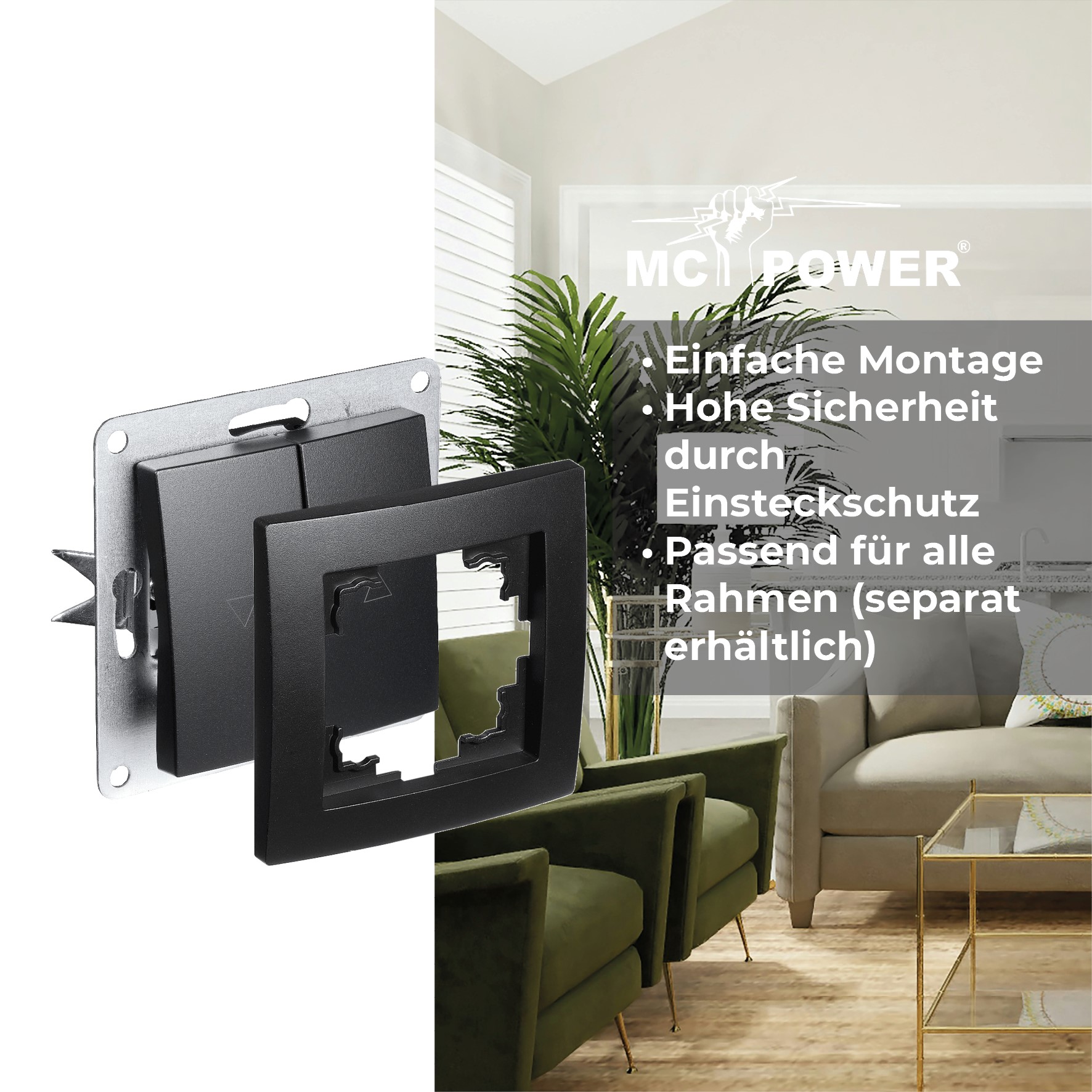 Jalousie-Taster McPower "Flair", SW - Bild 3
