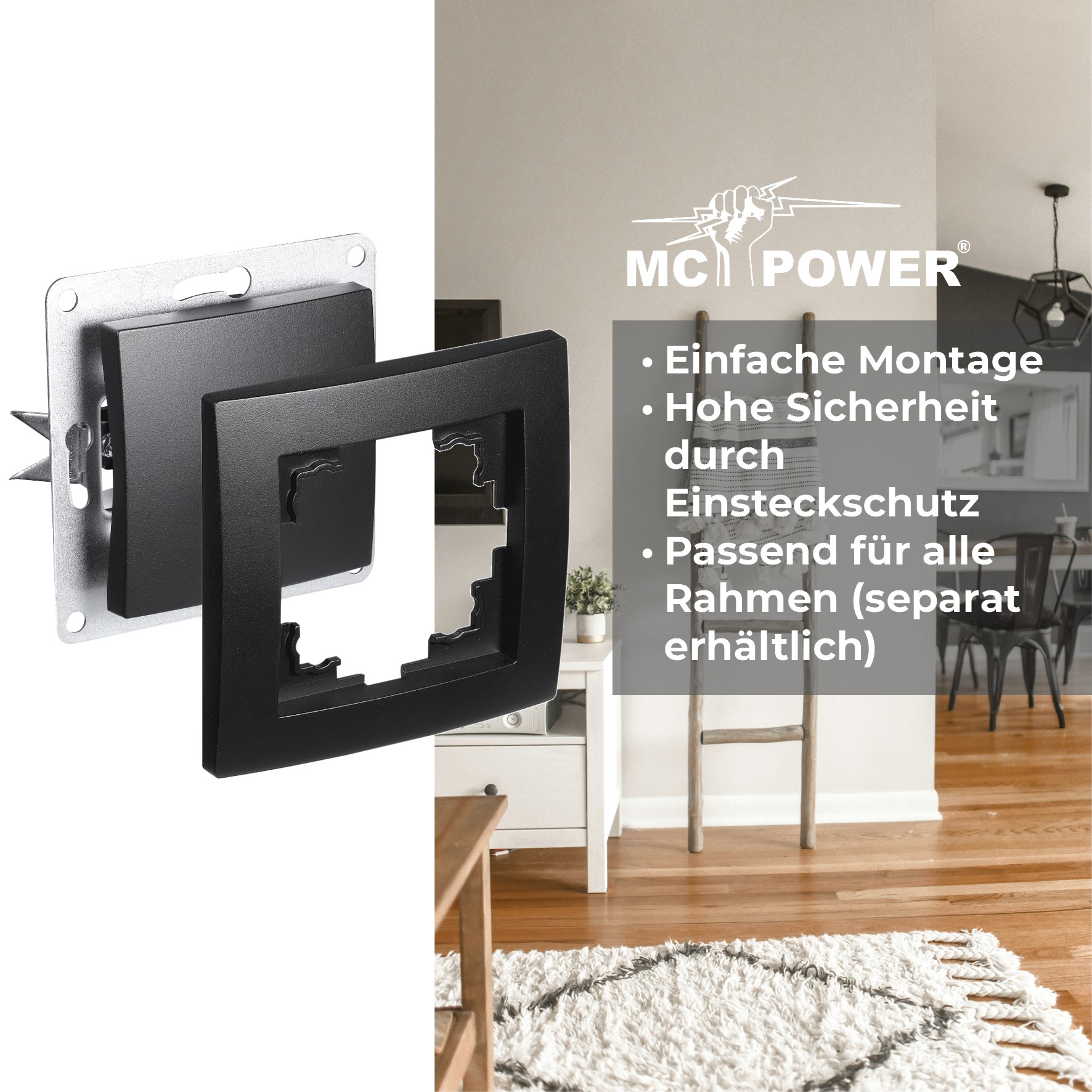 Wechselschalter McPower "Flair", SW - Bild 3