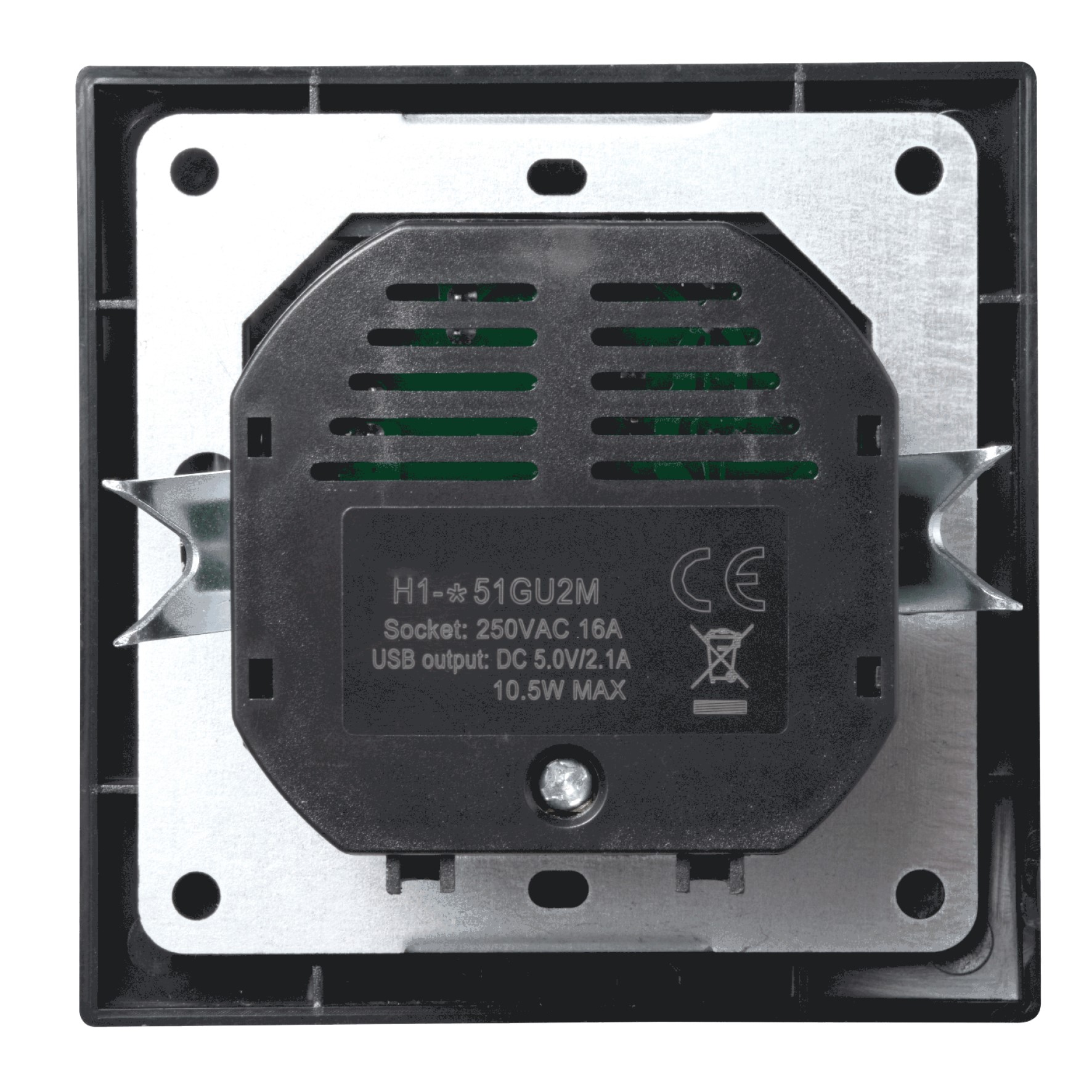 Schutzkontakt-Steckdose McPower "Flair", SW - Bild 1