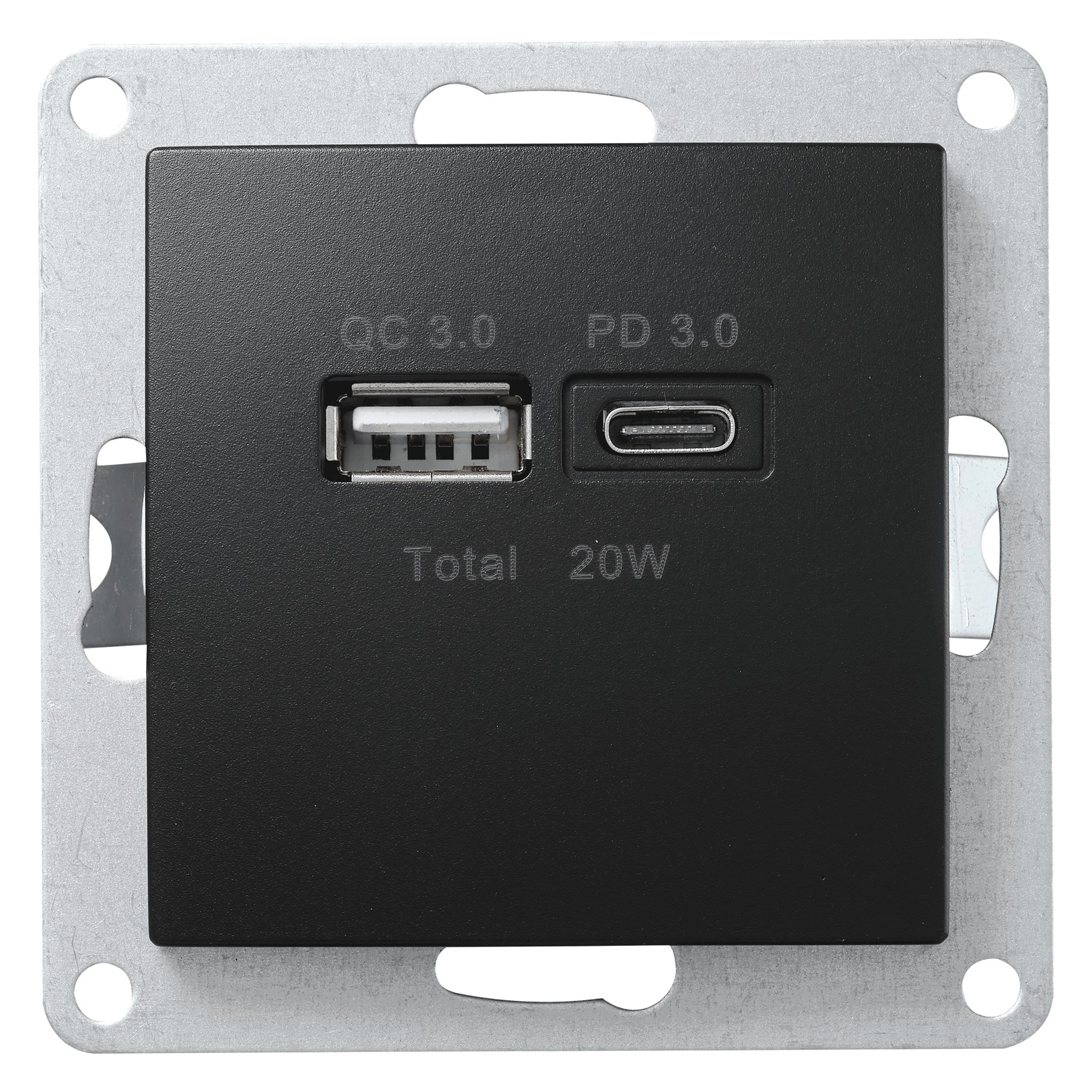 USB-Ladedose McPower "Flair", SW
