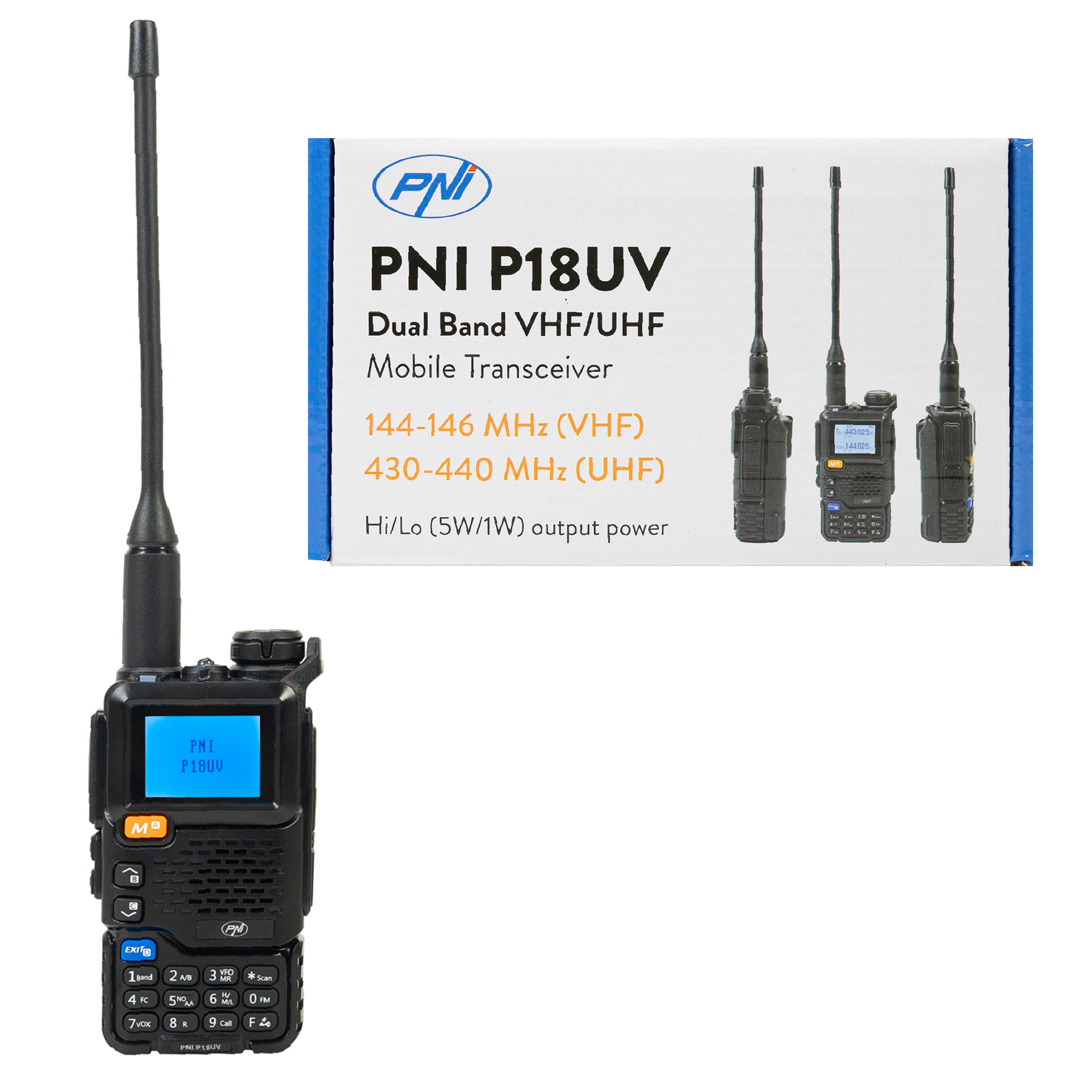 PNI-P18UV Amateurhandfunkgerät -lizenzpflichtig -  - Bild 1