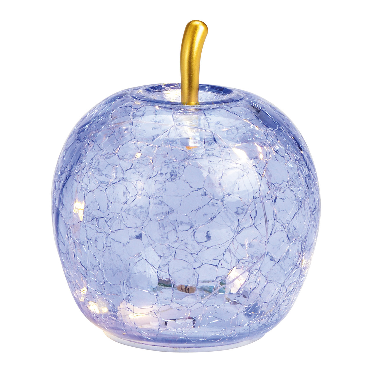 Apfel mit 10LED`s Helllila