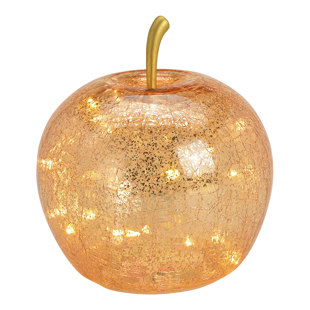 Apfel mit 20LED`s Gold