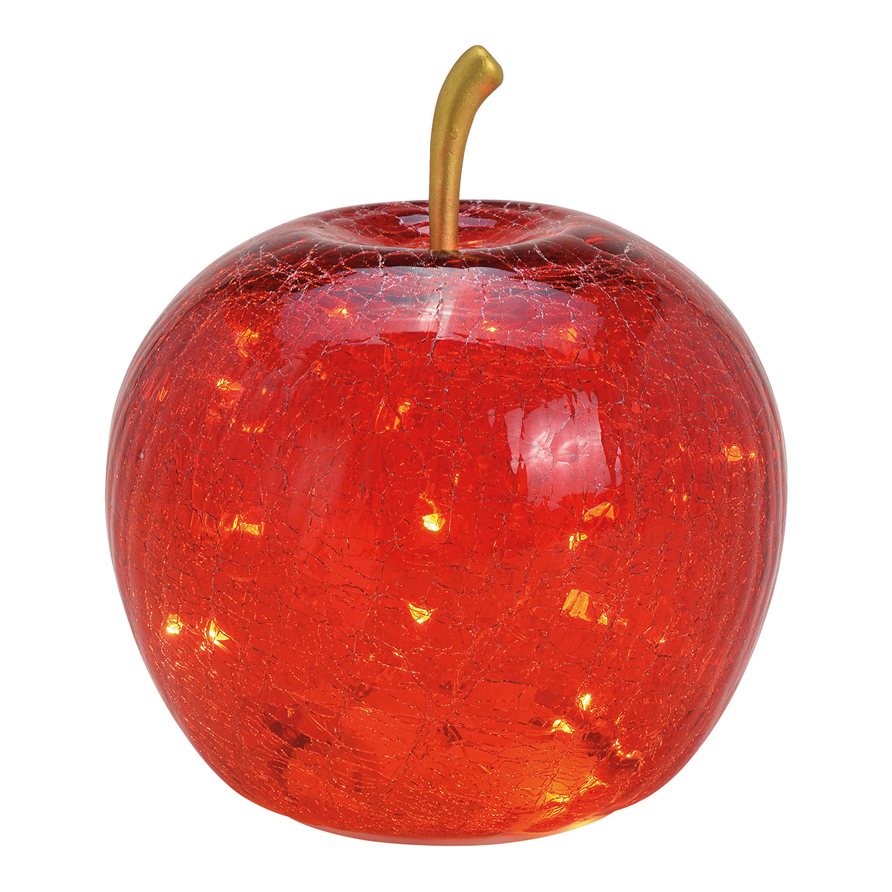 Apfel mit 20LED`s Rot