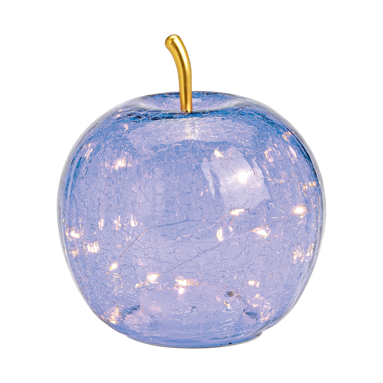 Apfel mit 20LED`s Helllila