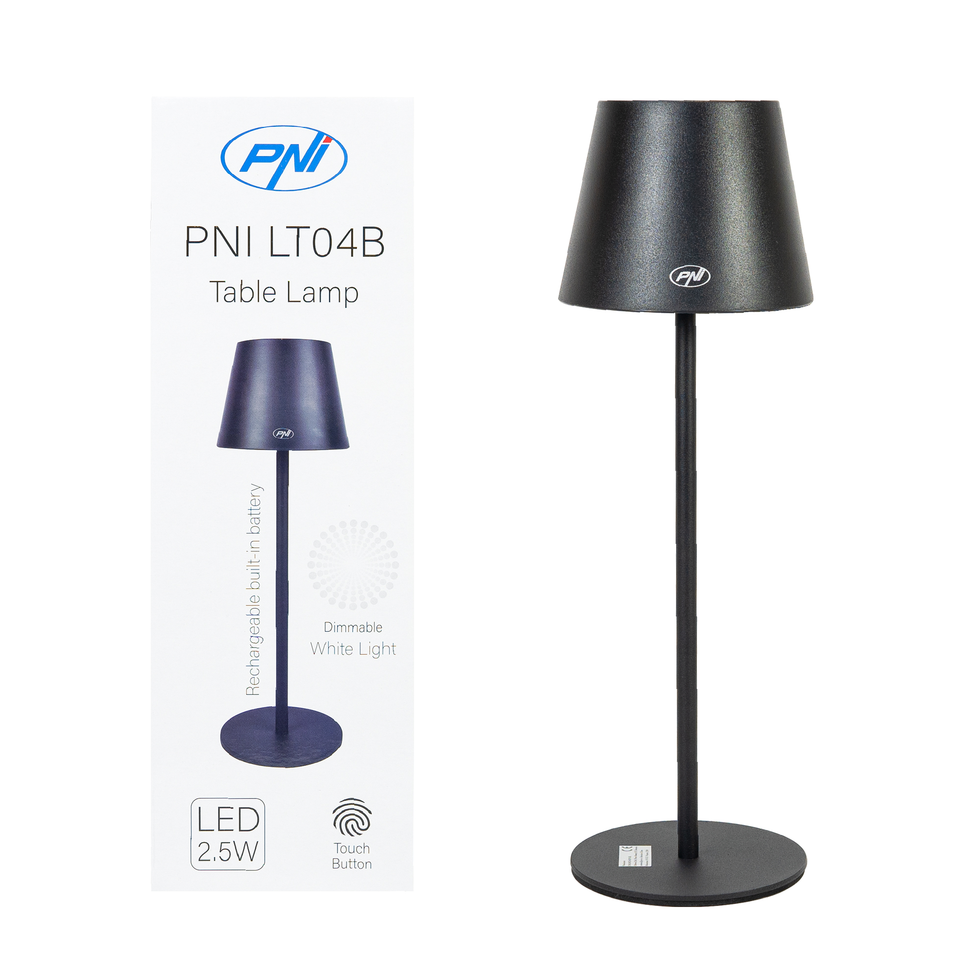 LT04B dimmbar Akku Tischleuchte Touch LED USB  für Innen & Außen Kabellos X