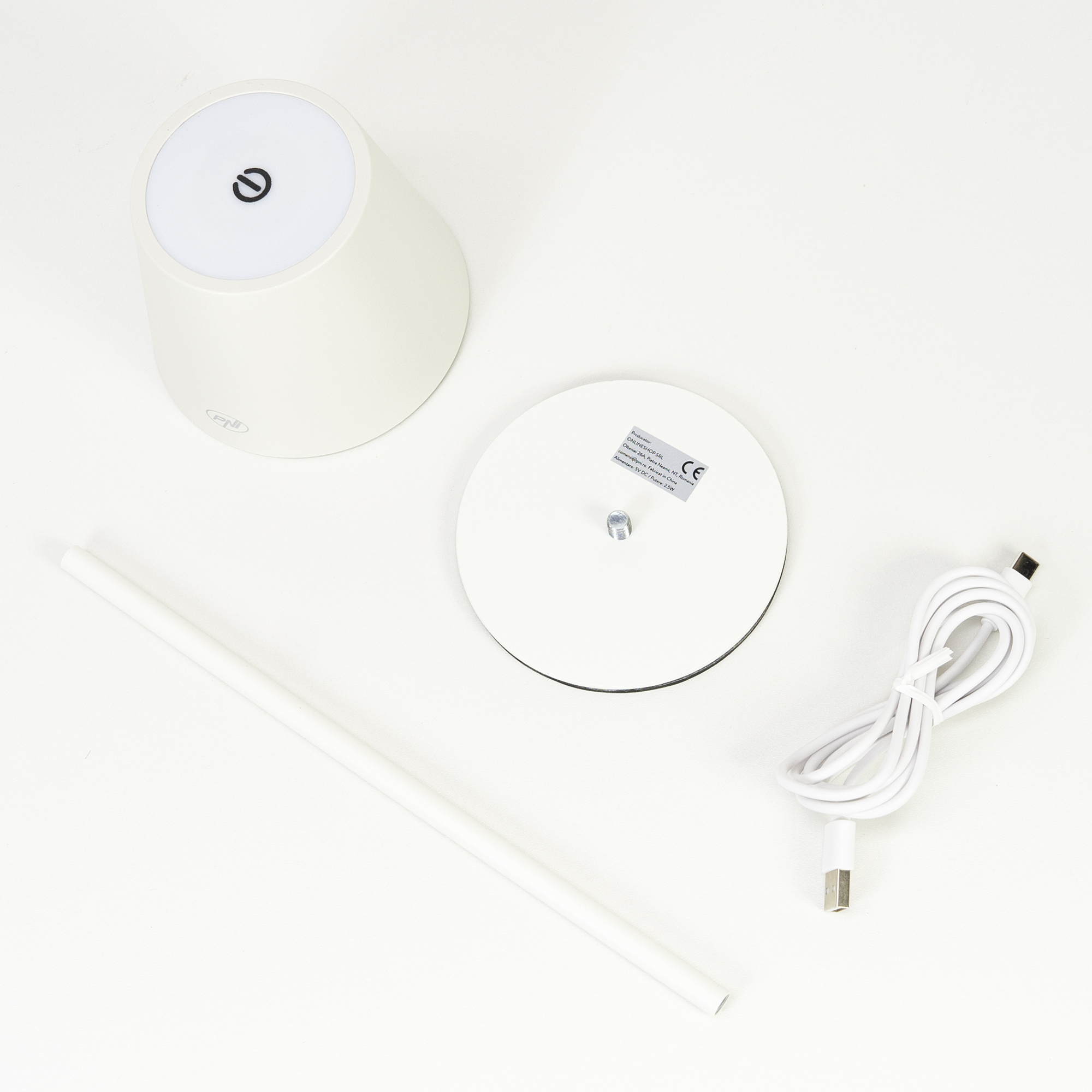 LT04W dimmbar Akku Tischleuchte Touch LED USB  für Innen & Außen Kabellos X - Bild 4
