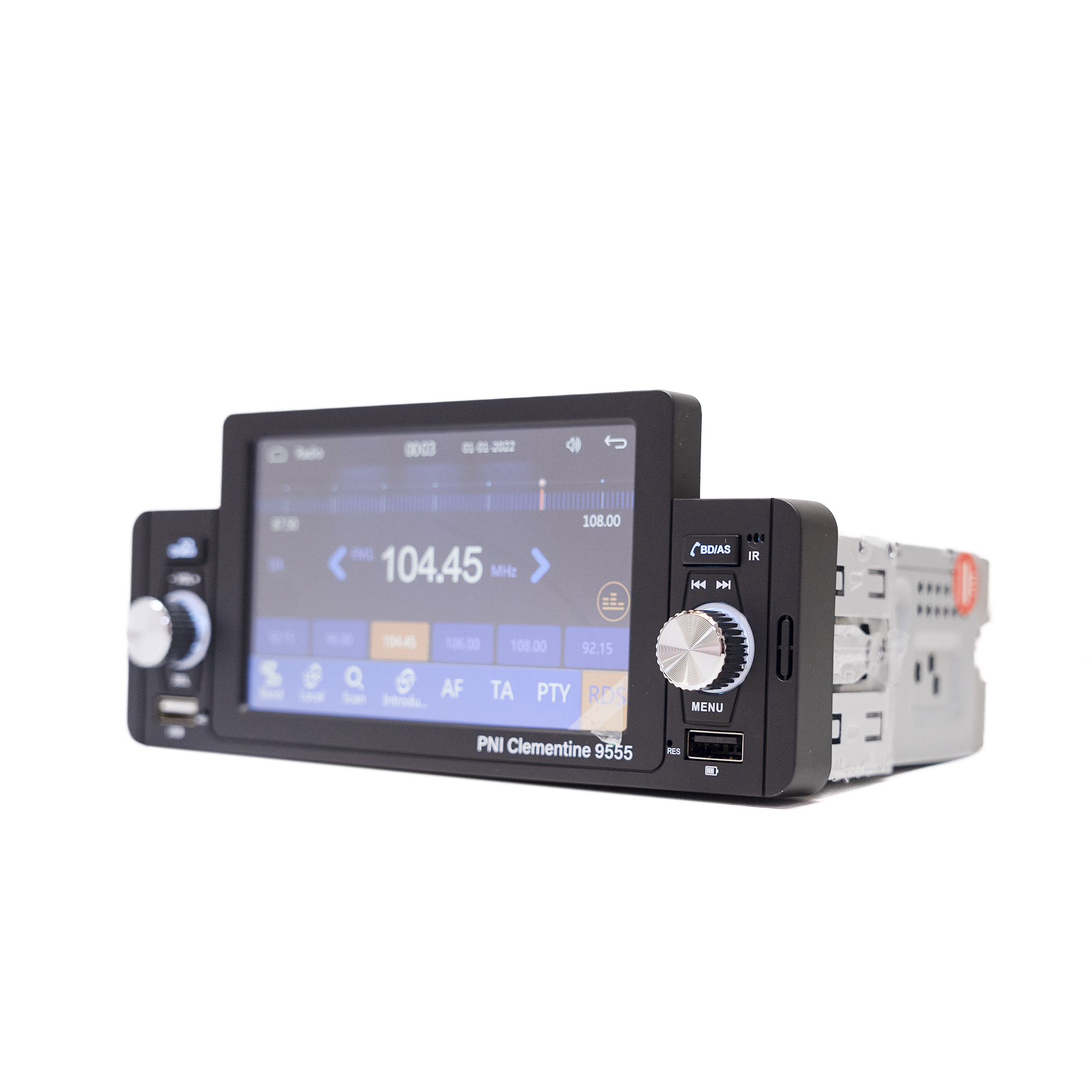 Car MP5 player PNI Clementine 9555 1DIN display 5 inch 4 x 50W, Bluetooth, FM radio, Carplay, RDS function X - Bild 5