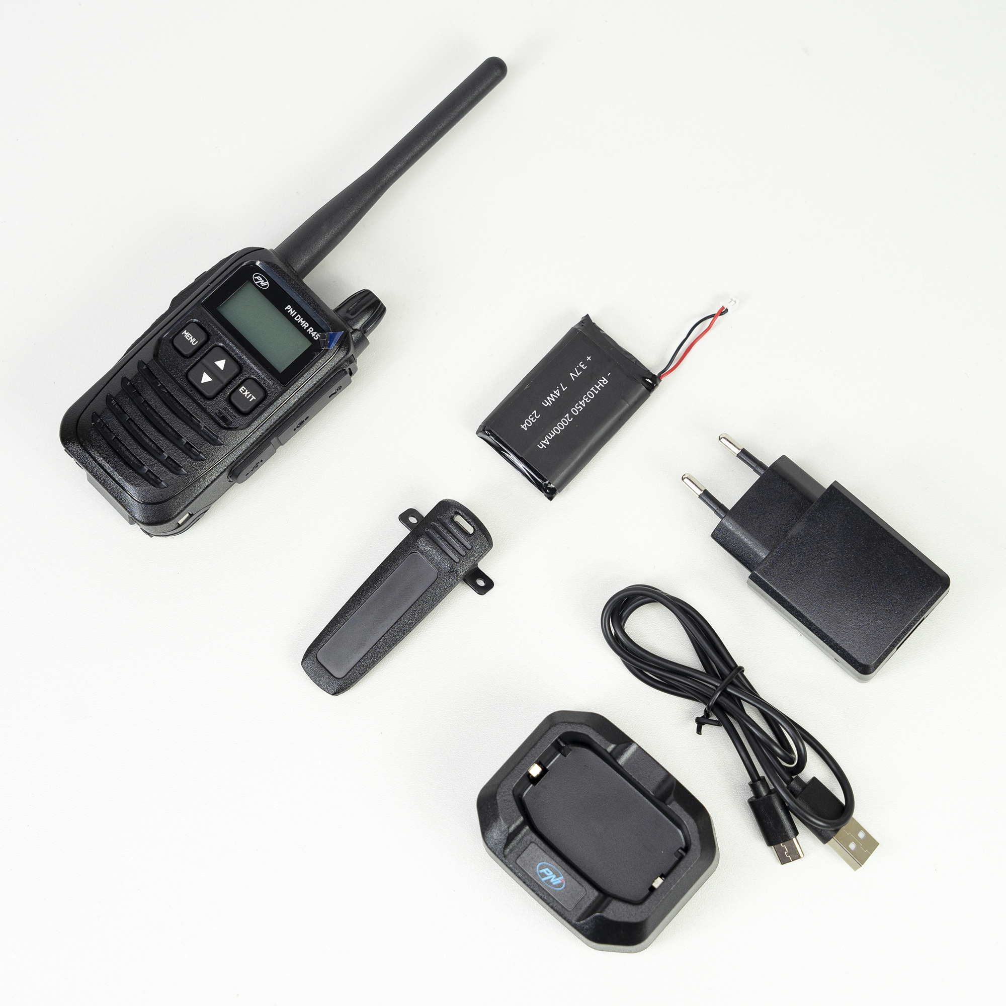 PNI DMR R45 Tragbarer Radiosender PNI DMR R45, digital und analog, 446 MHz, 16 digitale Kanäle und analoge Kanäle X - Bild 4