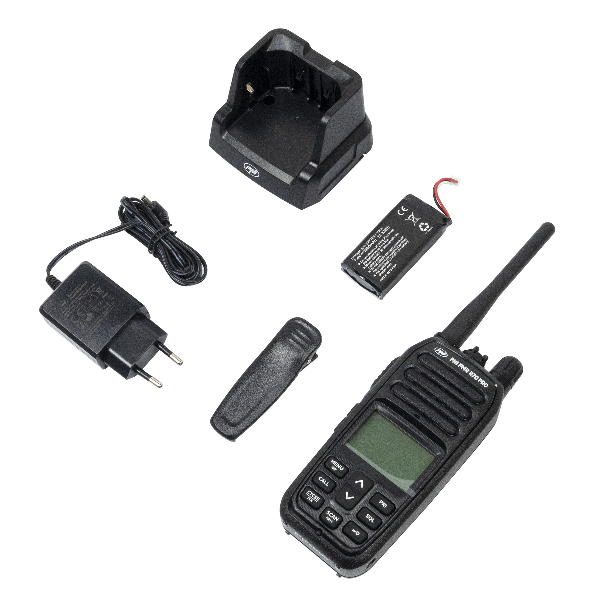 PNI R70PRO PMR Funkgerät 16 CH 0,5 W, 99 PC-programmierbare Kanäle, 50 CTCSS- und 166 DCS-Töne, IP67 X - Bild 5