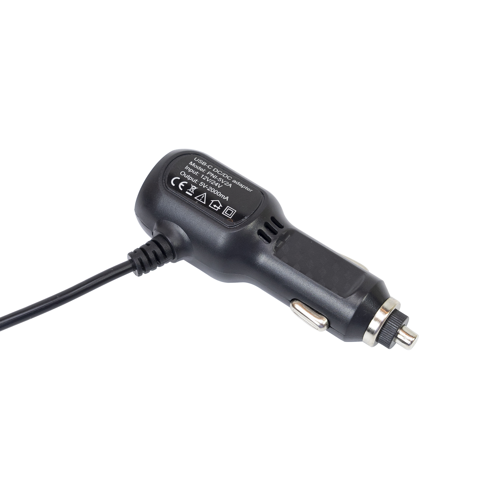 PNI Autoladegerät mit  USB-C Stecker 12V/24V - 5V 2A, für  Mobiltelefone, GPS Geräte 350 cm X - Bild 4