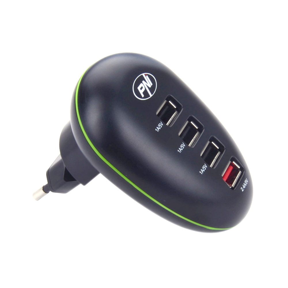 230 Volt Adapter mit 4 USB Steckdosen X - Bild 1