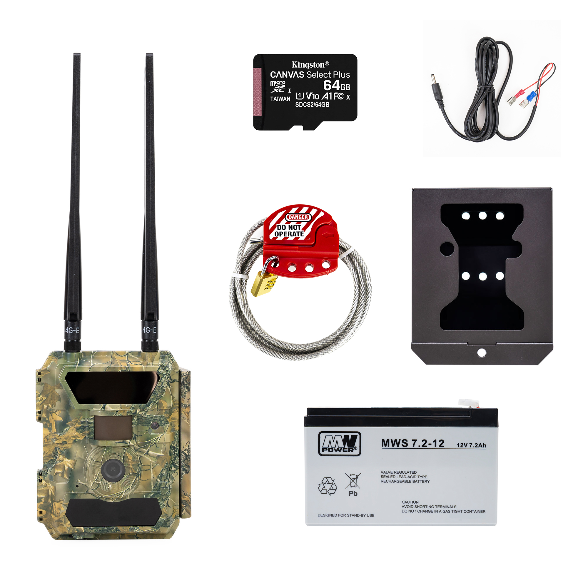 PNI Hunting 400C PRO-KIT1 24MP Wildkamera mit 4G LTE Internet, GPS  inkl. Zubehörset X