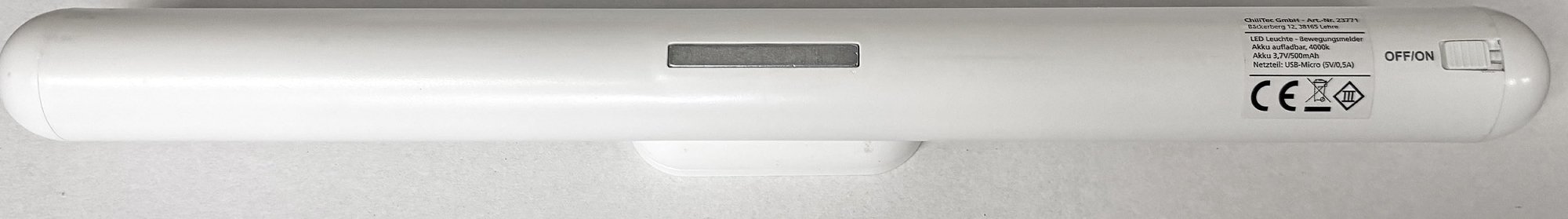 LED Leuchte mit Akku & Bewegunsmelder Magnethalterung 4000K X - Bild 3