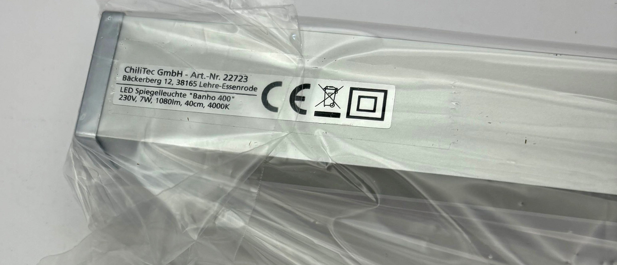LED Spiegelleuchte "Banho 400" 230V, 7W, 1080lm, 40cm, Neutralweiß X - Bild 10