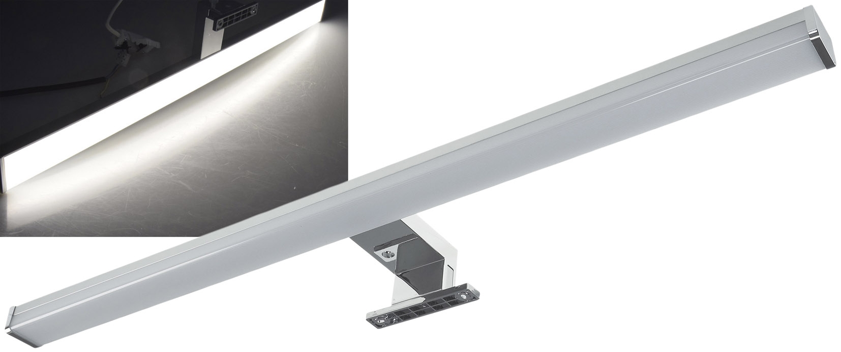 LED Spiegelleuchte "Banho 600" 230V, 11W, 1600lm, 60cm, Neutralweiß X