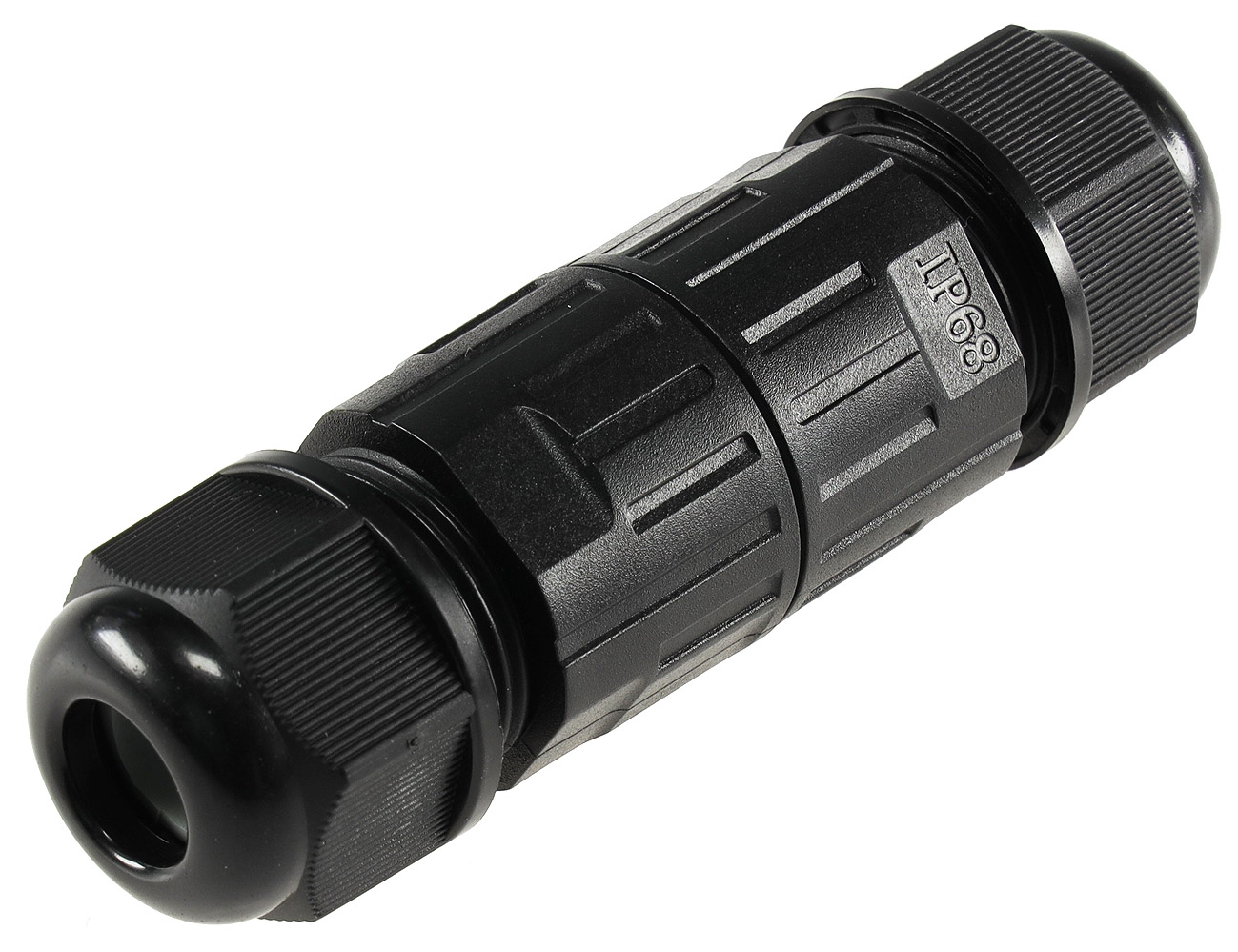 Kabelverbinder 3-polig, IP68, 450V/24A Schraubanschluss, für Kabel Ø 6-11mm X