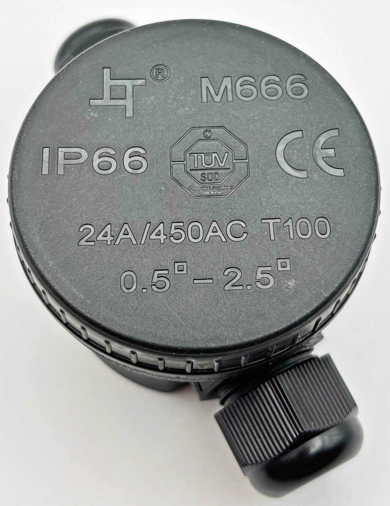 Kabelverbinderdose, 2 Anschlüsse, IP66 12V bis 230V, wasserdicht X - Bild 4