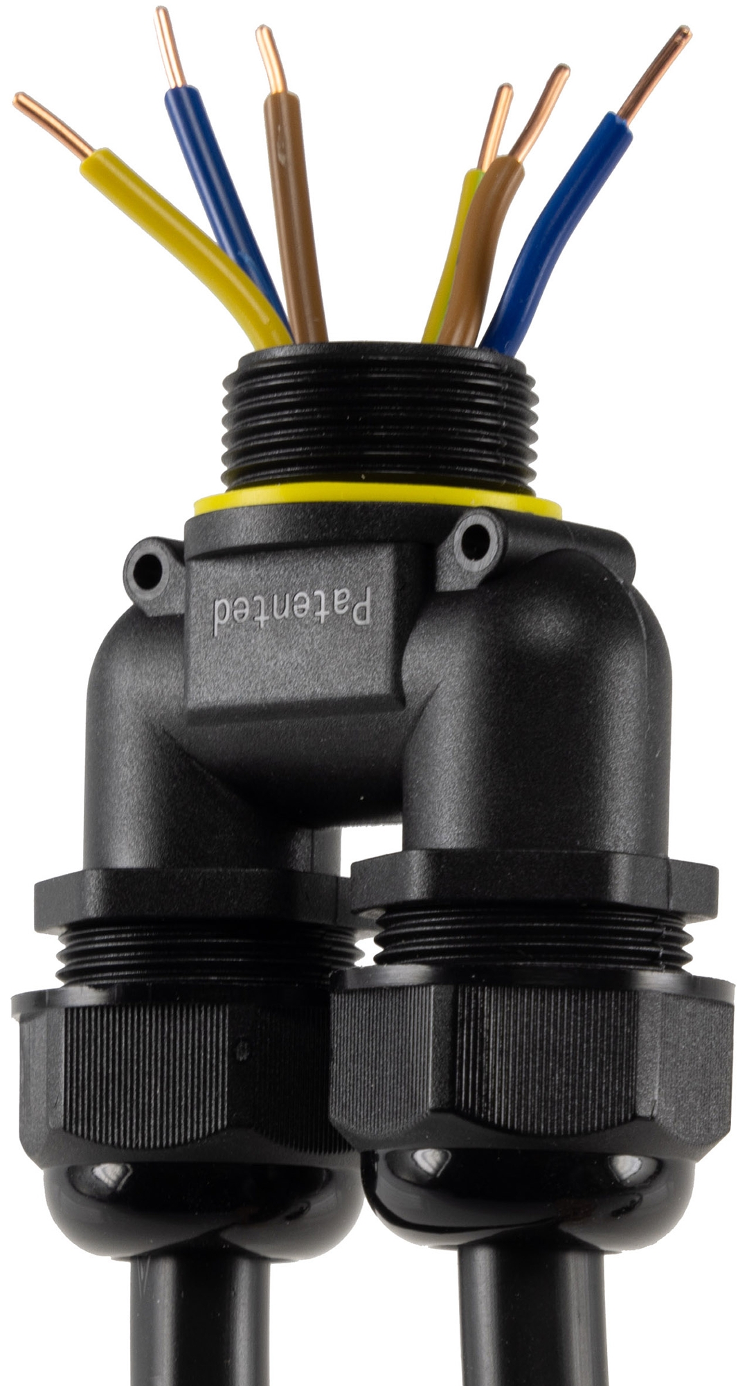 Kabelverbinder Y-Form, IP68, 450V/24A Schraubanschluss, für Kabel Ø 8-12mm X - Bild 3