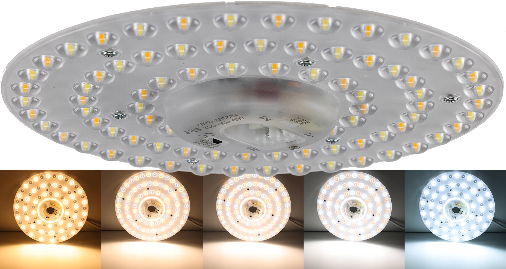 LED Umrüstmodul "UM36cct" für Leuchten Ø 23cm, 36W, Magnethalter X