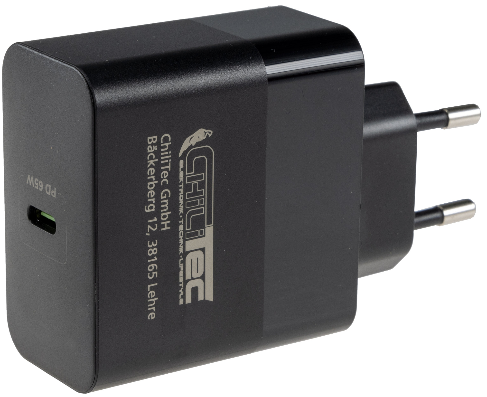 Stecker-Netzteil mit USB-C "CTN-PD65" In 100-240V~, Out 5,0V/9,0V/12,0V=, 65W X