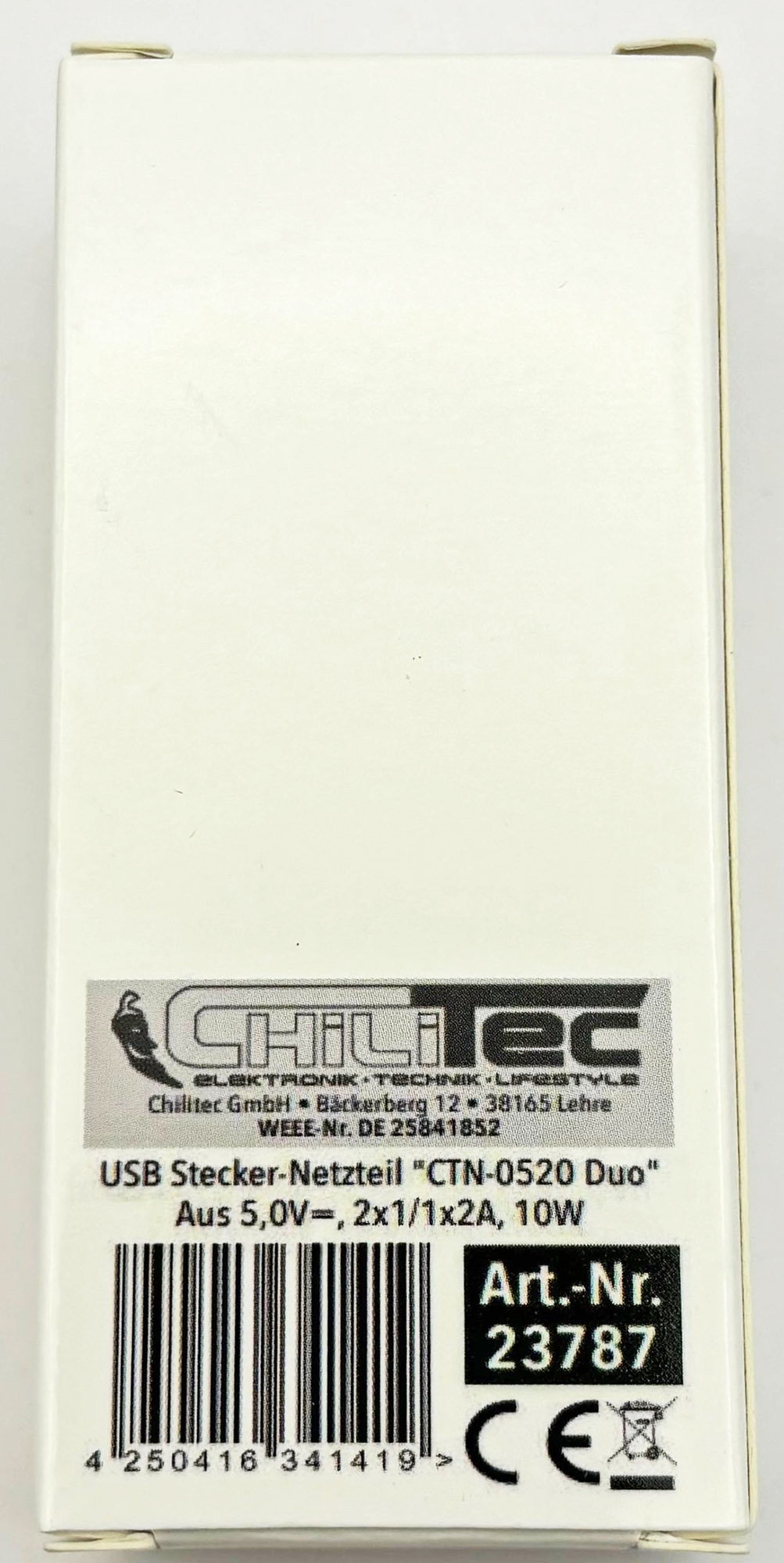 Stecker-Netzteil mit USB "CTN-0520 Duo" Aus 5V=, 2x1/1x2A, 10W X - Bild 3