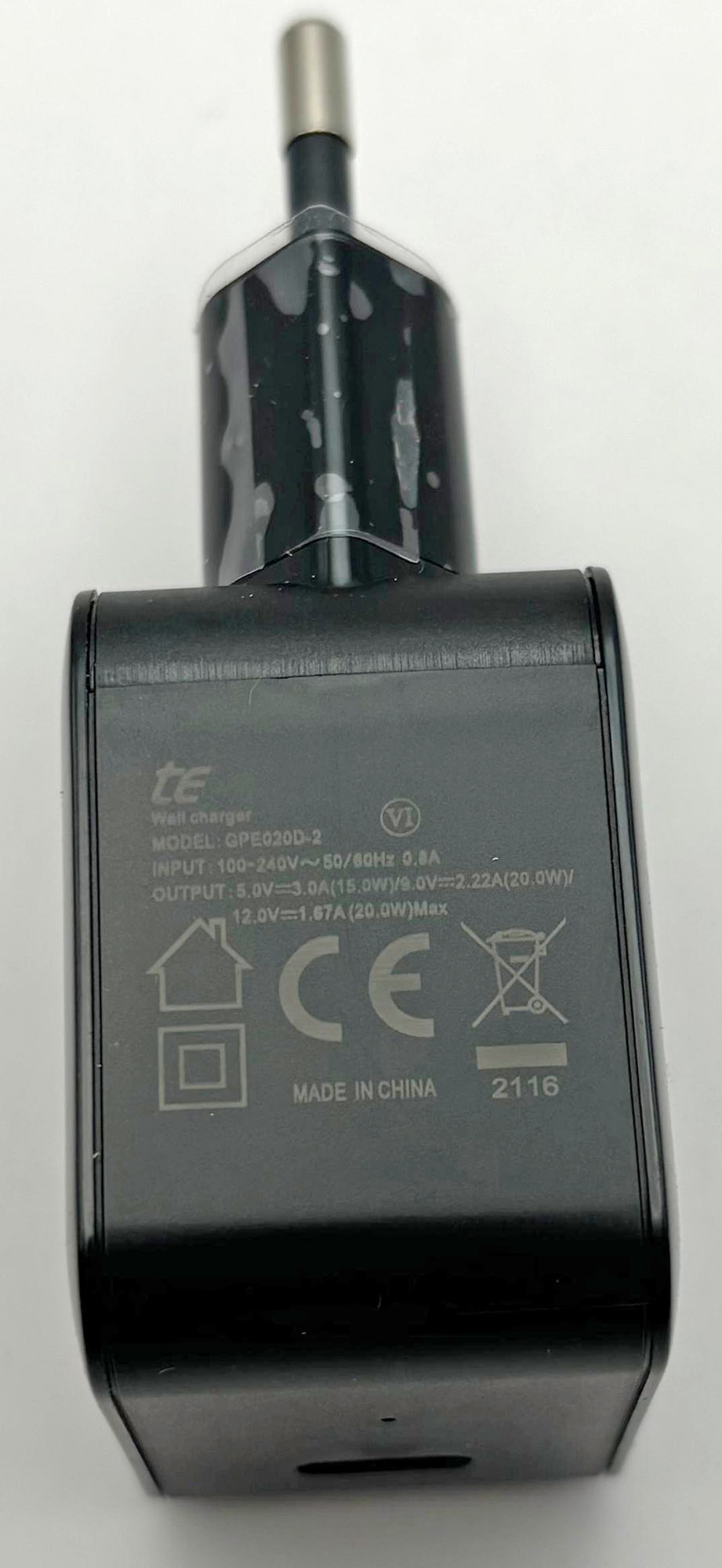 Stecker-Netzteil mit USB-C "CTN-PD20" In 100-240V~, Out 5,0V/9,0V/12,0V=, 20W X - Bild 4