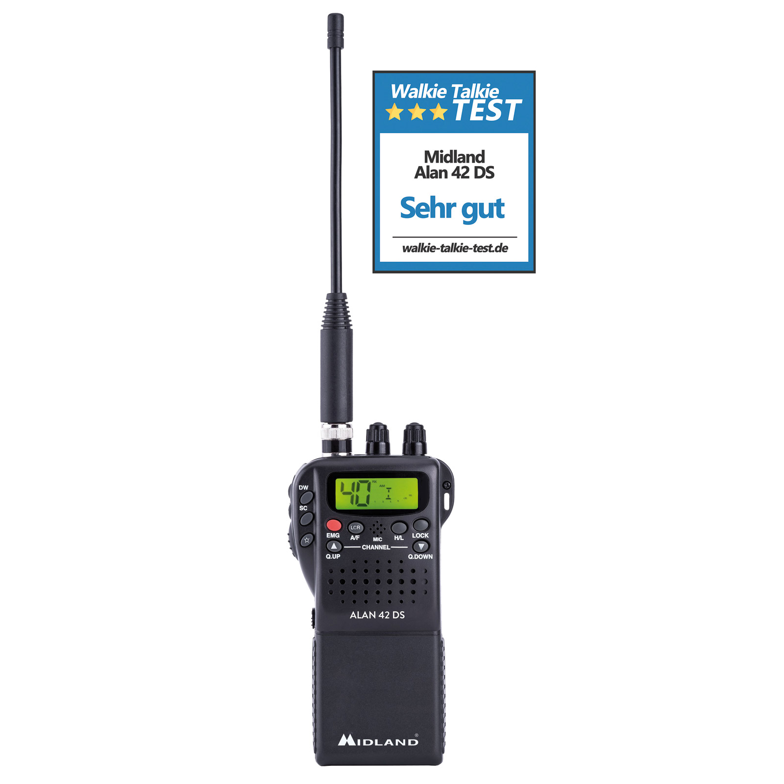 B-Ware Alan 42 DS, CB-Funk Handgerät X