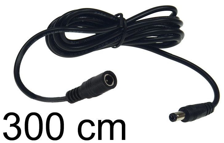 Verlängerungskabel für Netzteile 3m 5,5mm / 2,1mm, Stecker / Buchse X - Bild 2