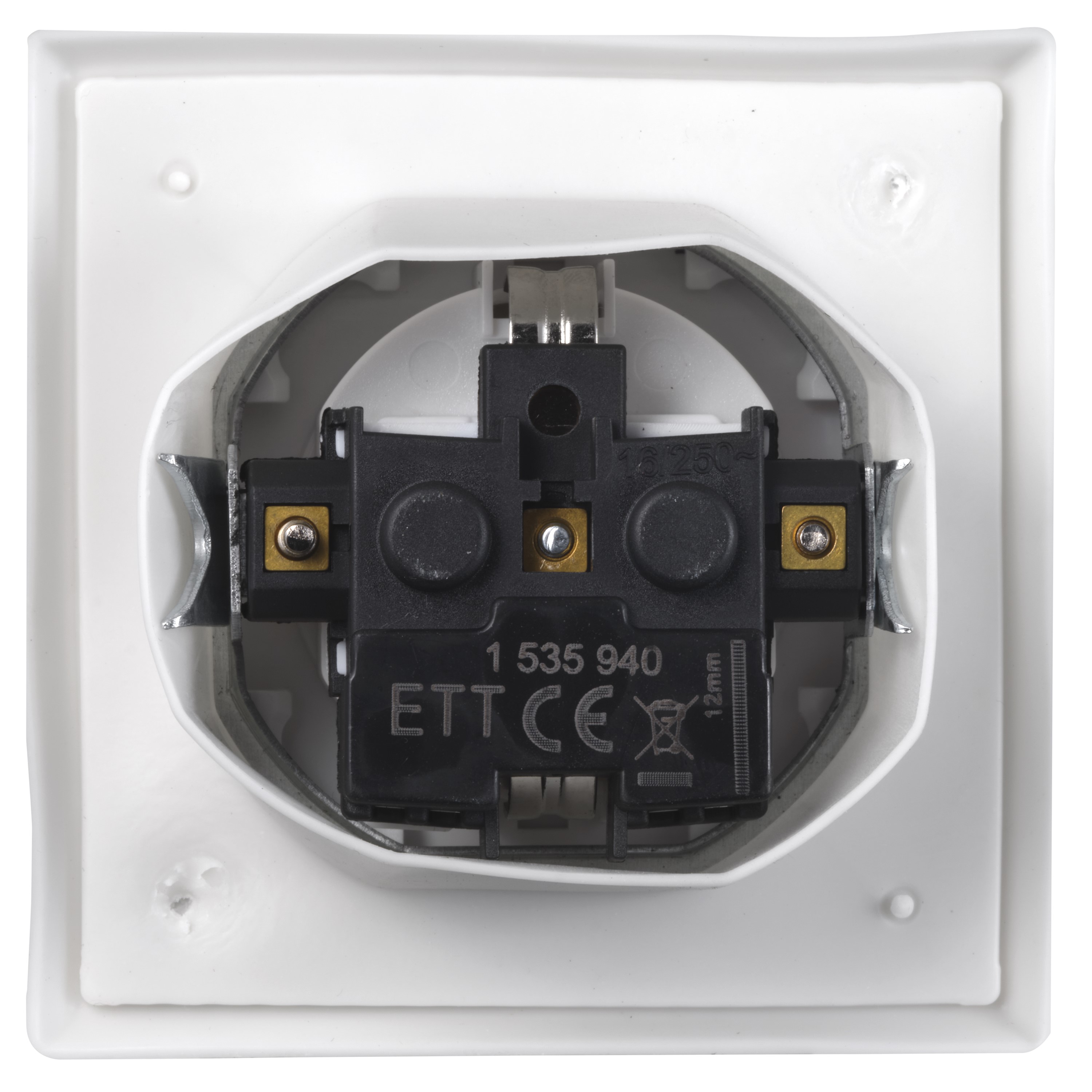 Schutzkontakt-Steckdose McPower "Shallow" 250V/16A, UP, IP44, Steckanschluss - Bild 3