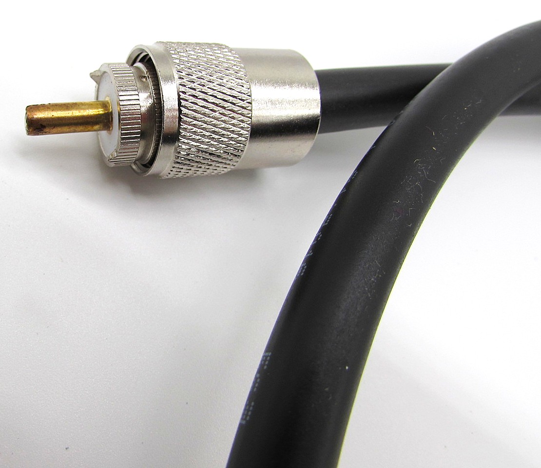 RG 213 BX 10m Koaxialkabel 9 mm schwarz mit angeschlossene PL Steckern  - Bild 2