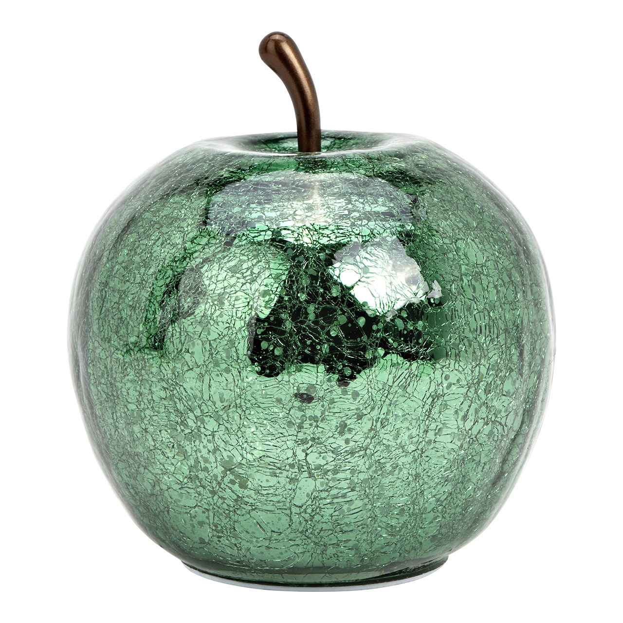 DEKO Apfel mit 20LED`s Metallic Grün - Bild 1
