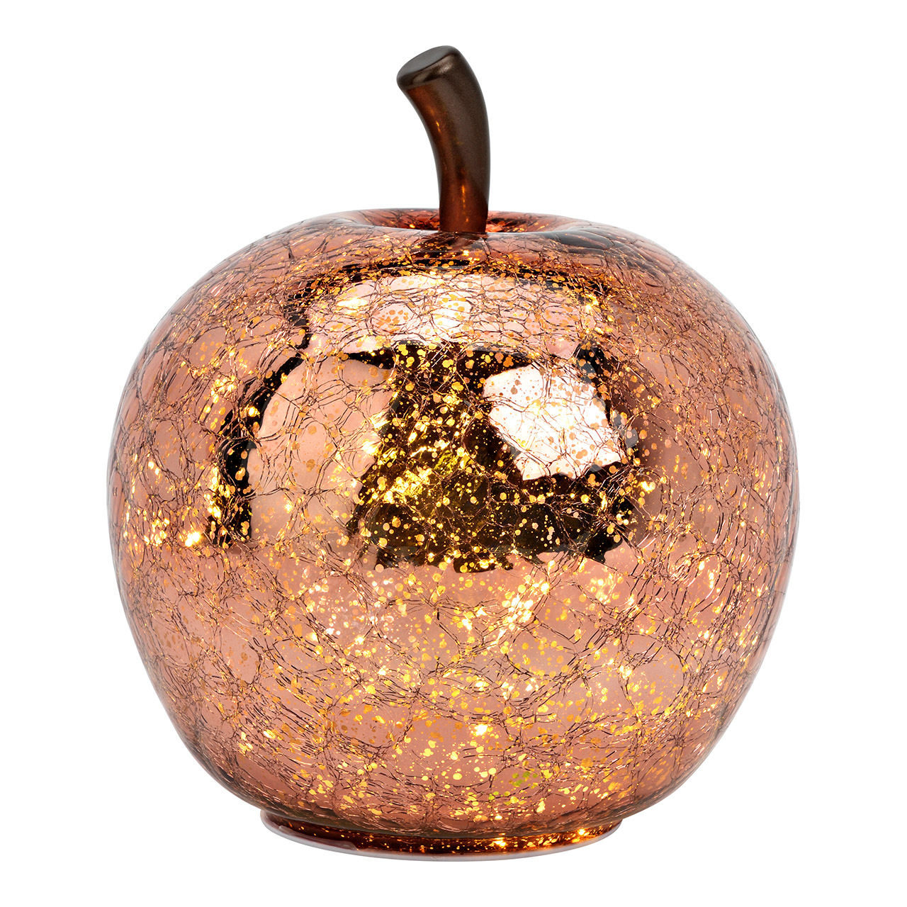 DEKO Apfel mit 30LED`s Metallic Pink  X